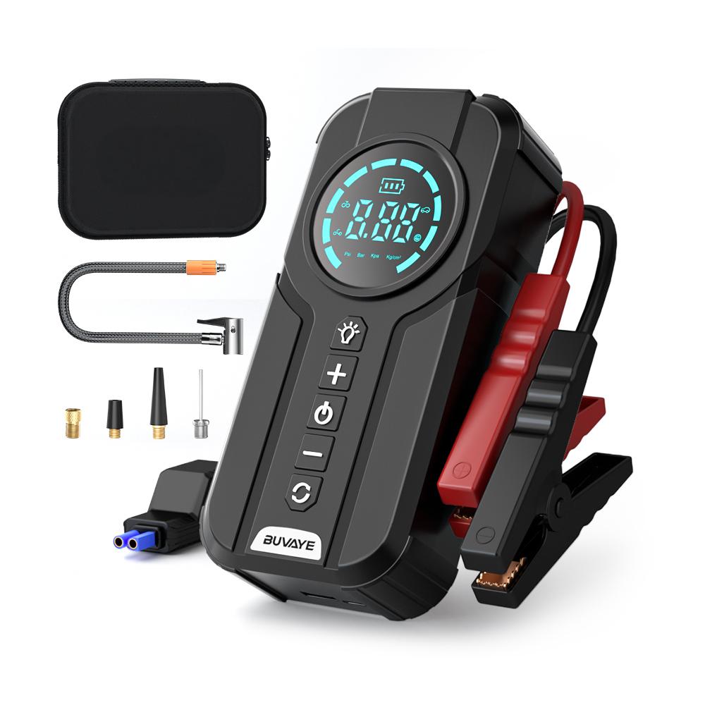 Phivve 3-IN-1 2000 -Amp 12 -Volt Portable Car Battery Jump Starter with Digital Display #JS23-007
