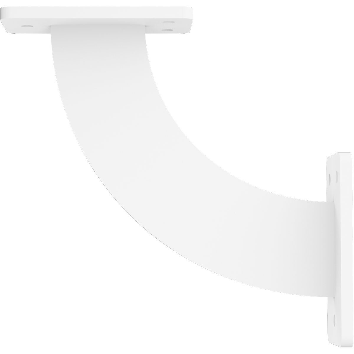 Ekena Millwork BKTM02X07X07BRPWH Mending-Plates-Brackets-Braces - View #4