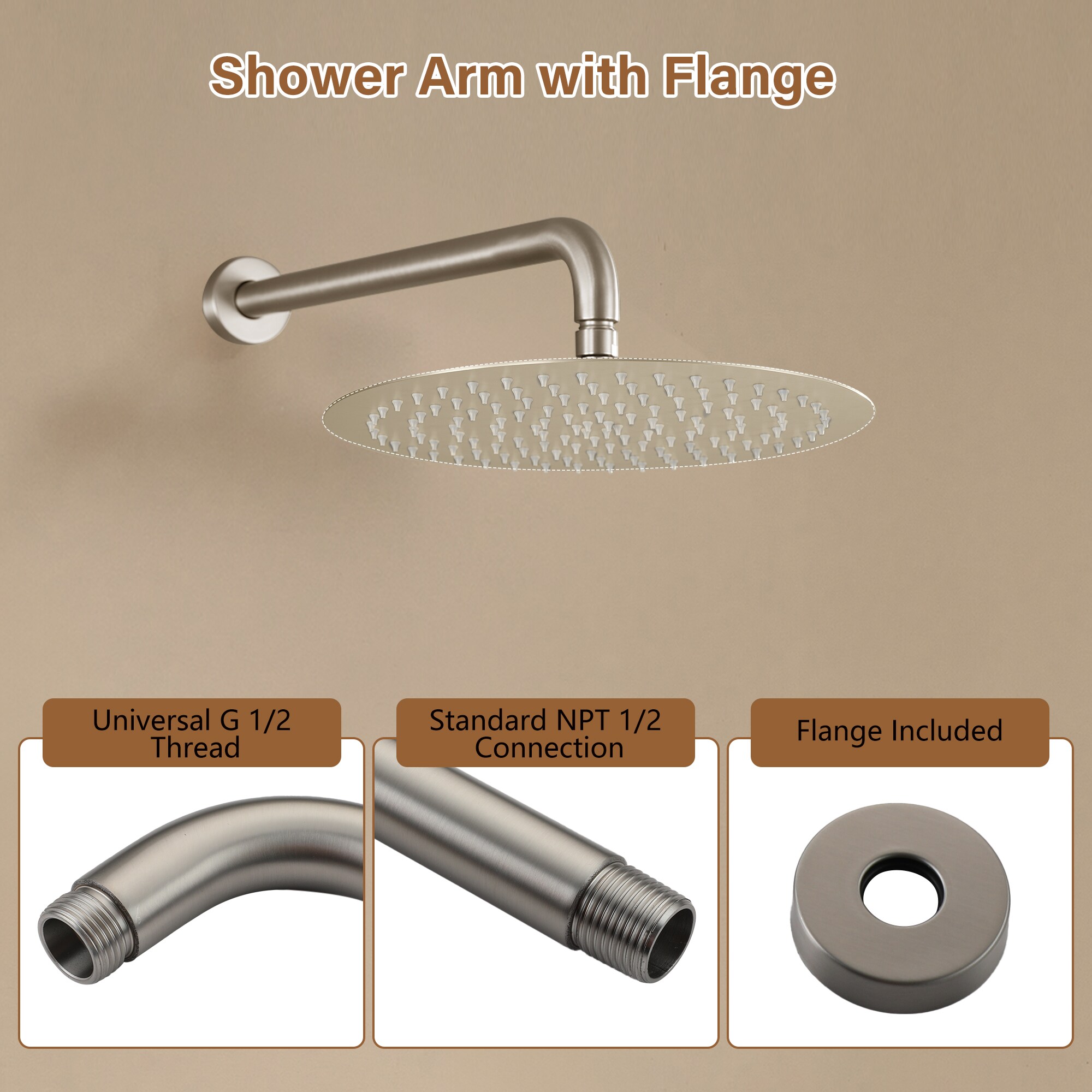CASAINC CASATW991-6BG Bath-Shower-Facc - View #4