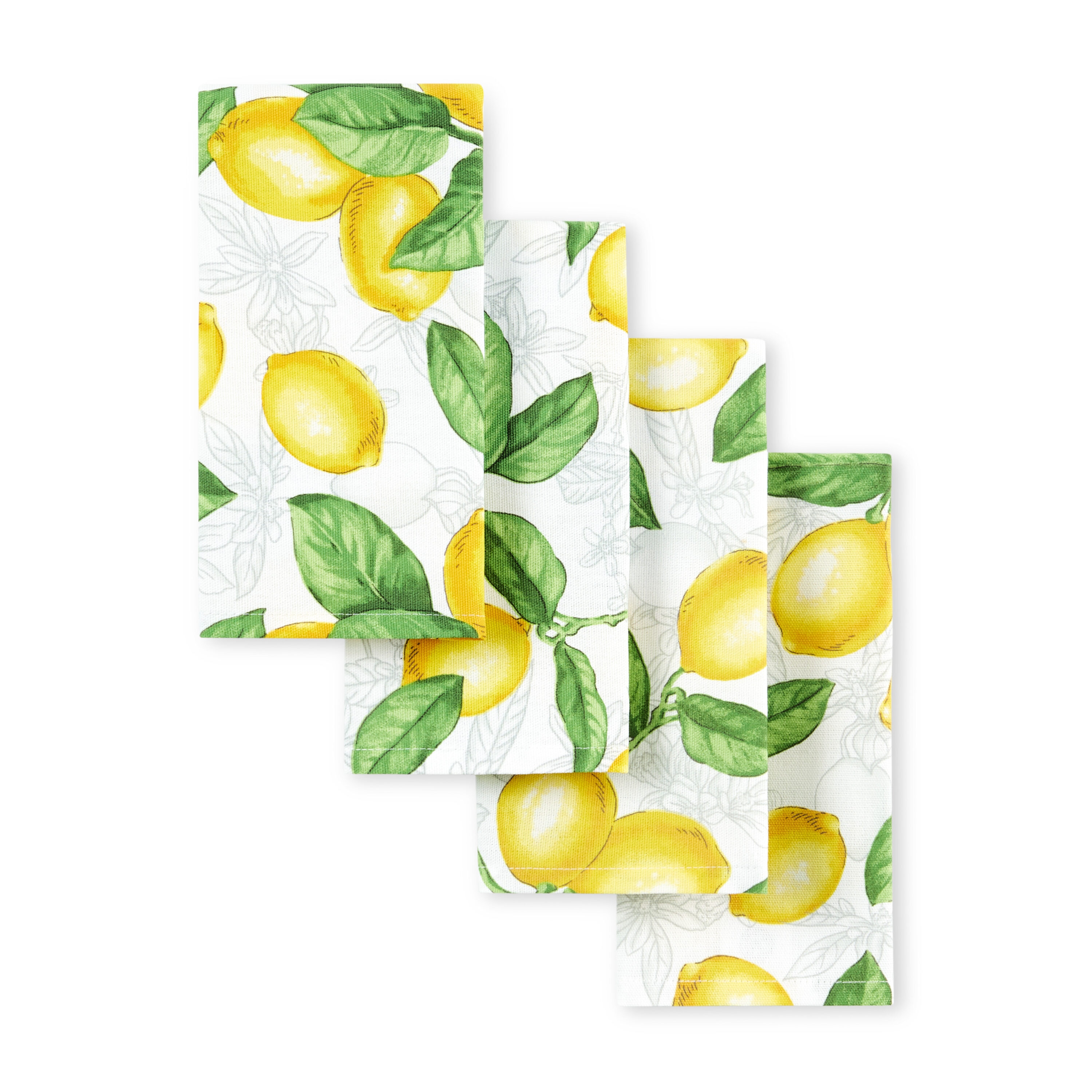 Martha Stewart 3 Piece Set Lots of Lemons Kitchen Towel Assorted Linens &  Reviews