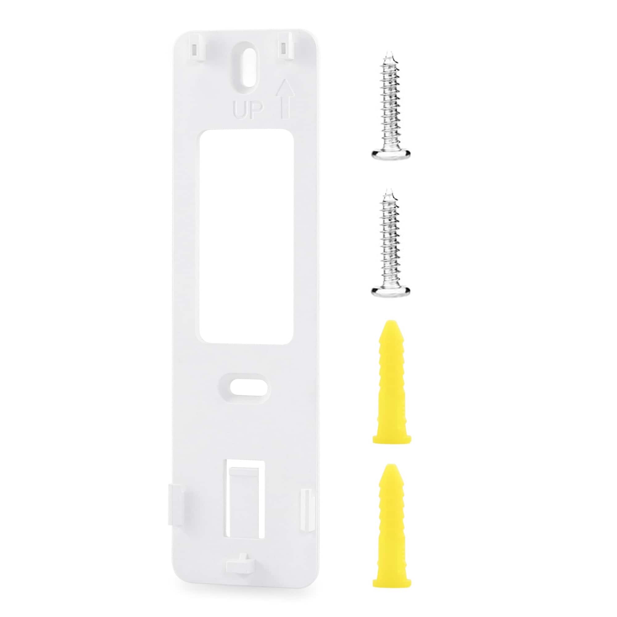 Adrinfly Backplate for Wyze Wireless Video Doorbell Pro 2 Hole Screw Mounting Holder Replacement Part durable home and garden accessory designed #LAD0817D130