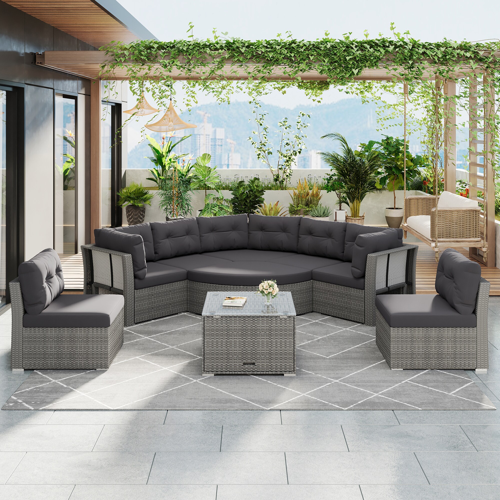 SINOFURN SYA710028GY Patio-Sofas-Daybeds - View #11