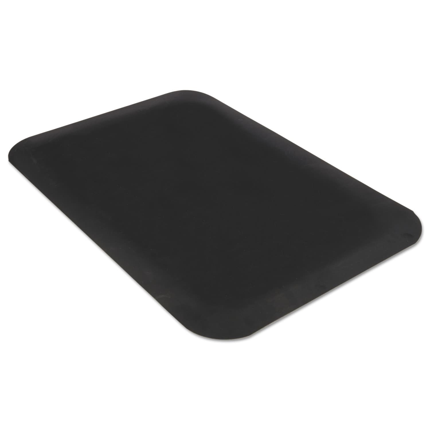 Choice 3' x 5' Black Rubber Anti-Fatigue Floor Mat with Beveled Edge - 1/2  Thick