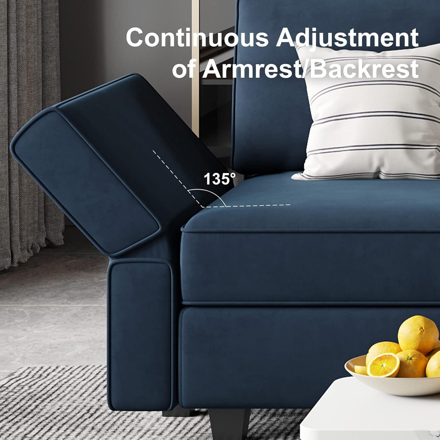 Belffin BF196-A7B2C-BLUE futons - View #6