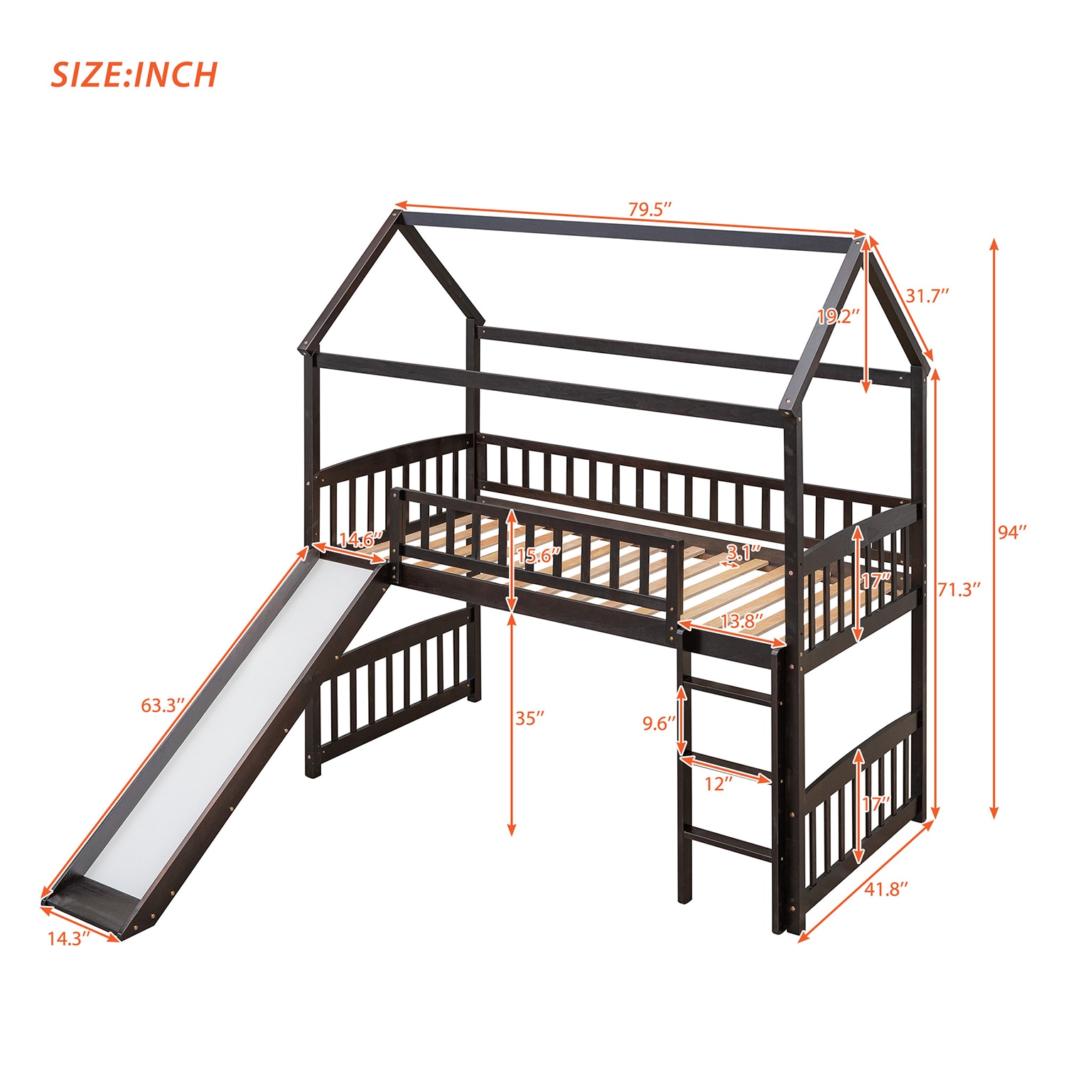 Mondawe OR-W657AE-LF Bunk-Beds - View #9