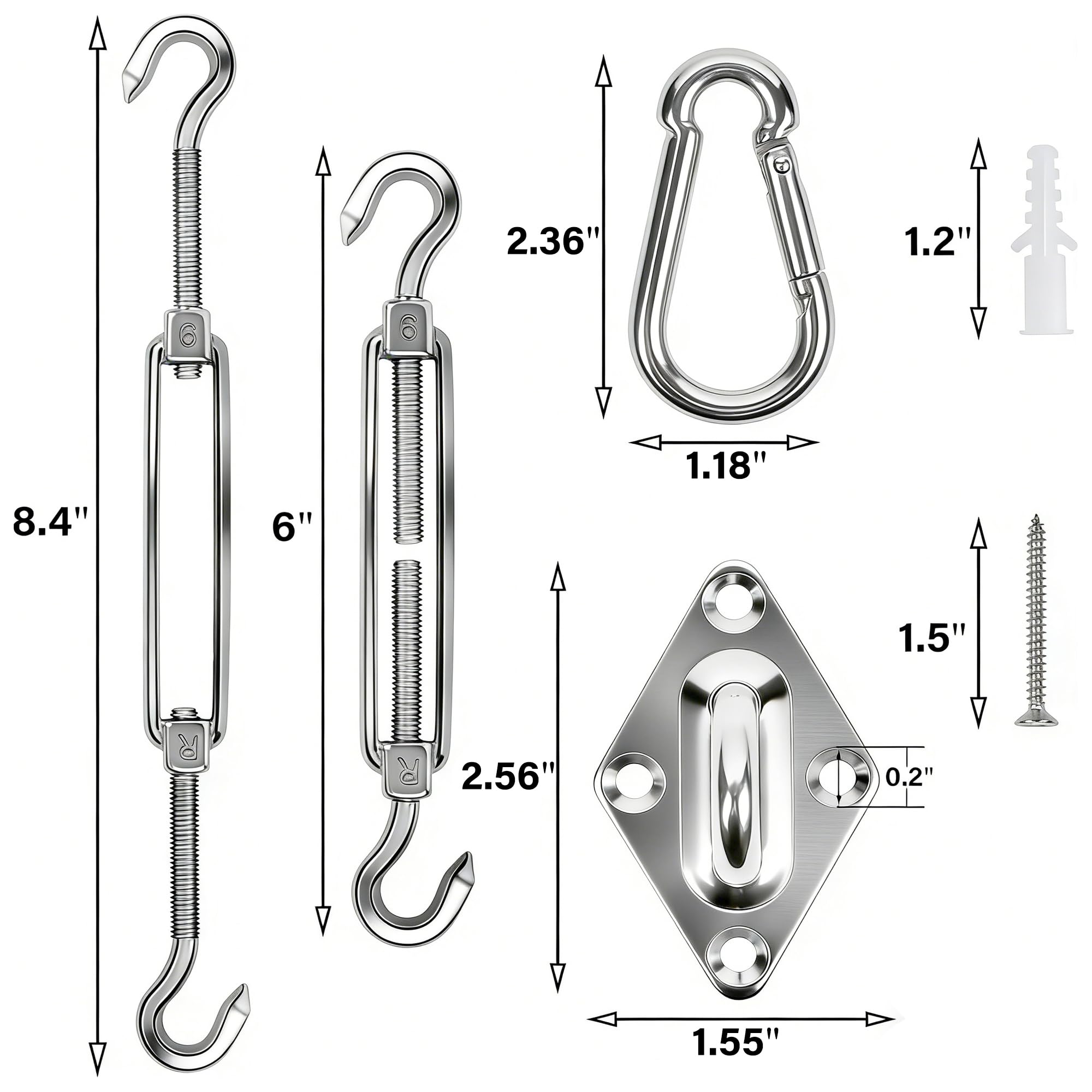 Wudkey L4-YF4P0A Hanger-Bolts - View #3