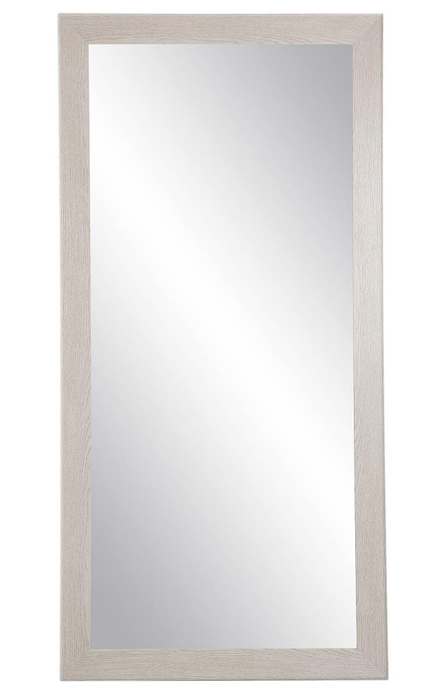 BrandtWorks BM077T 32-Inches W x 71.0-Inches H Rectangle Gray/Barnwood Framed Full Length Wall Mirror
