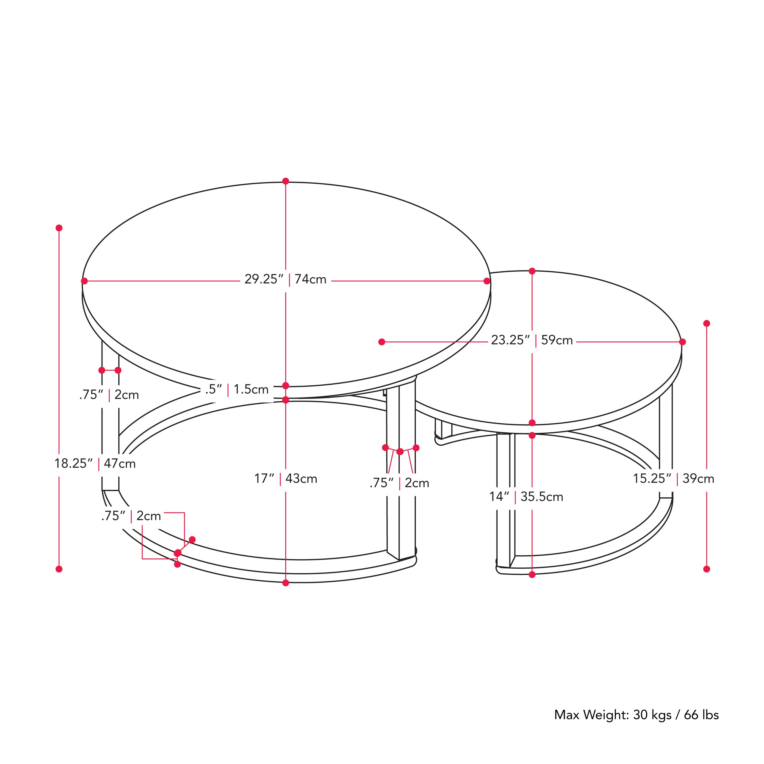 CorLiving LFF-285-C Coffee-Tables - View #6