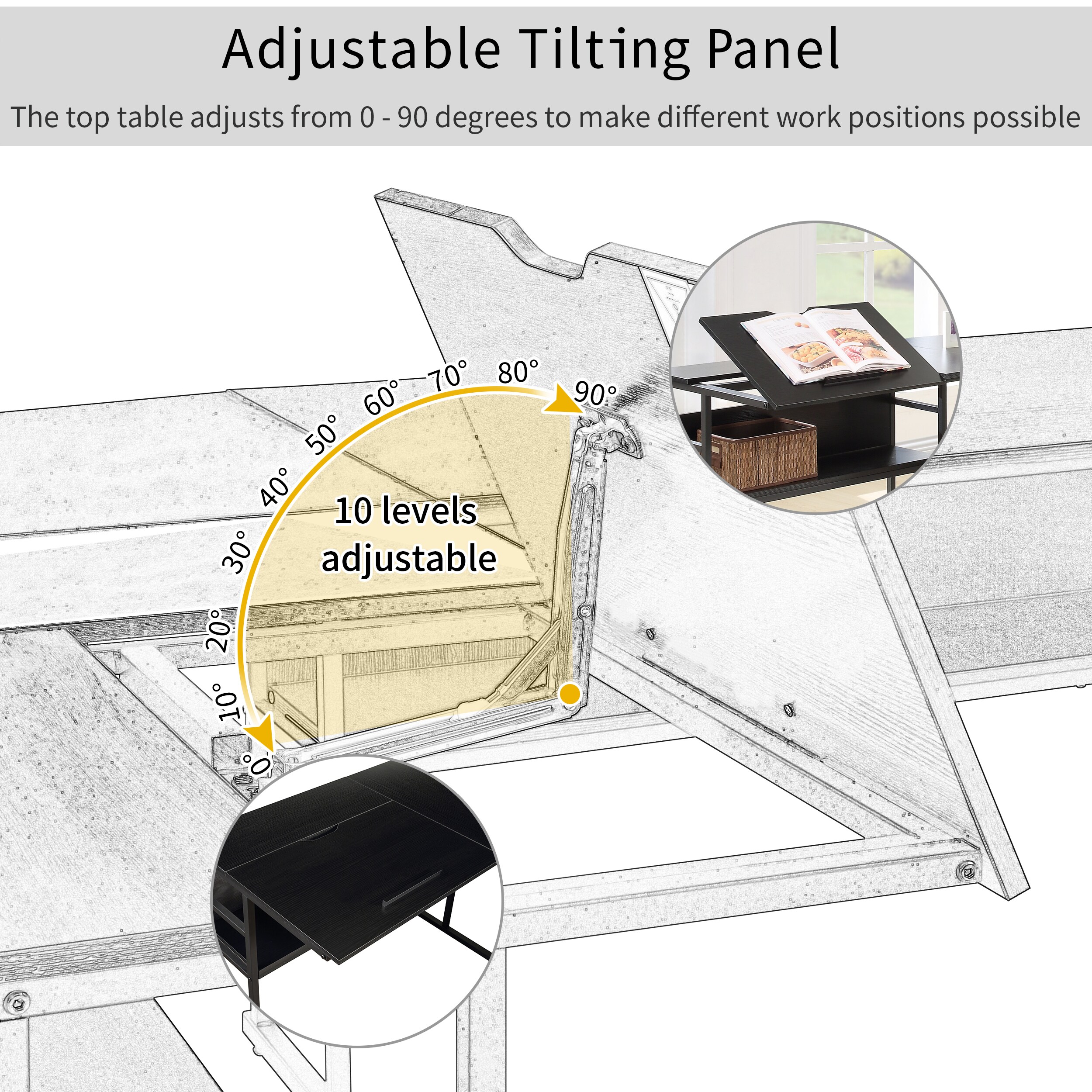 GZMR SL-AB8715-LC desks - View #5