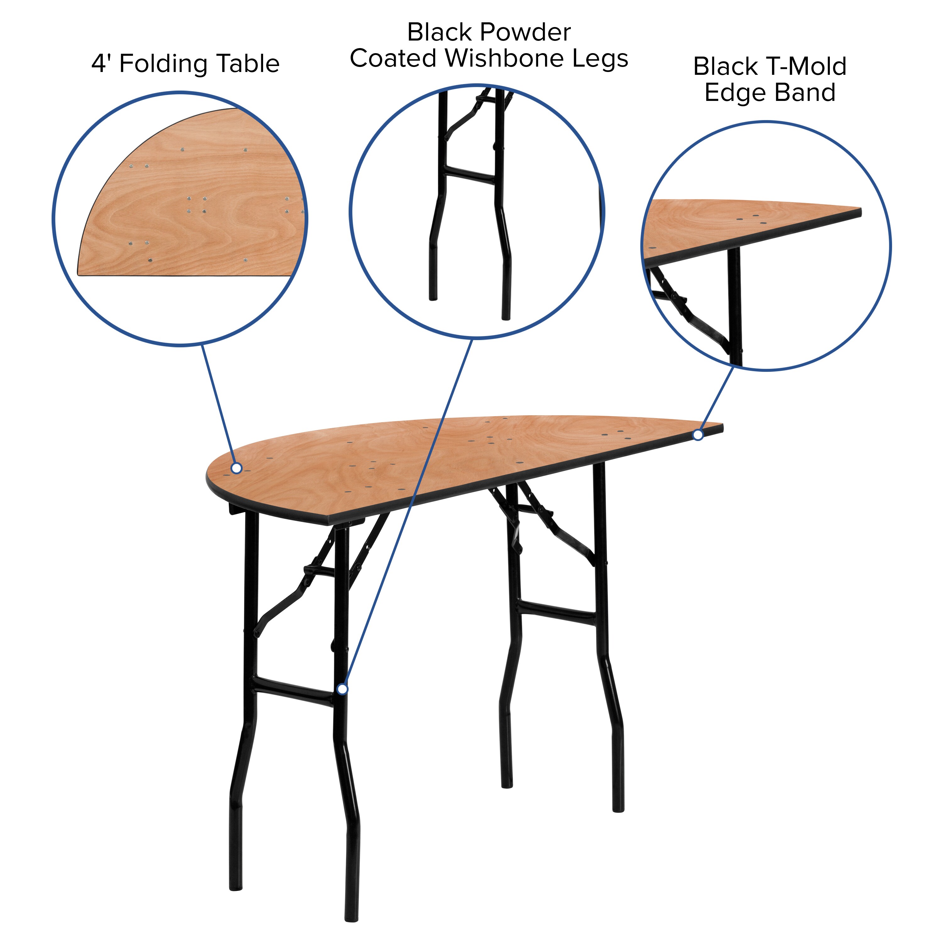Emma + Oliver 889142727460 Folding-Tables - View #3