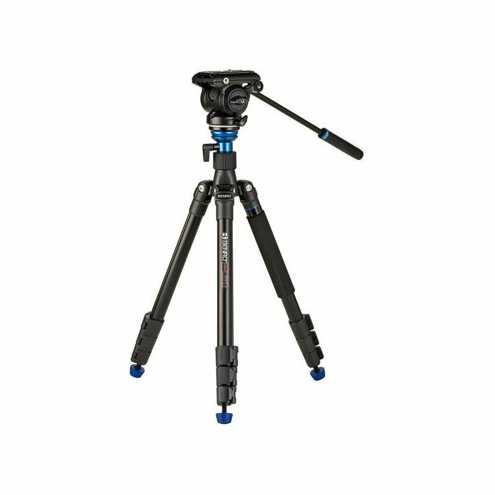  TCNCD389146 Benro BNRO-A2883FS4PRO Travel Angel Aero- Video Tripod Kit with Leveling Column and S4PRO Head