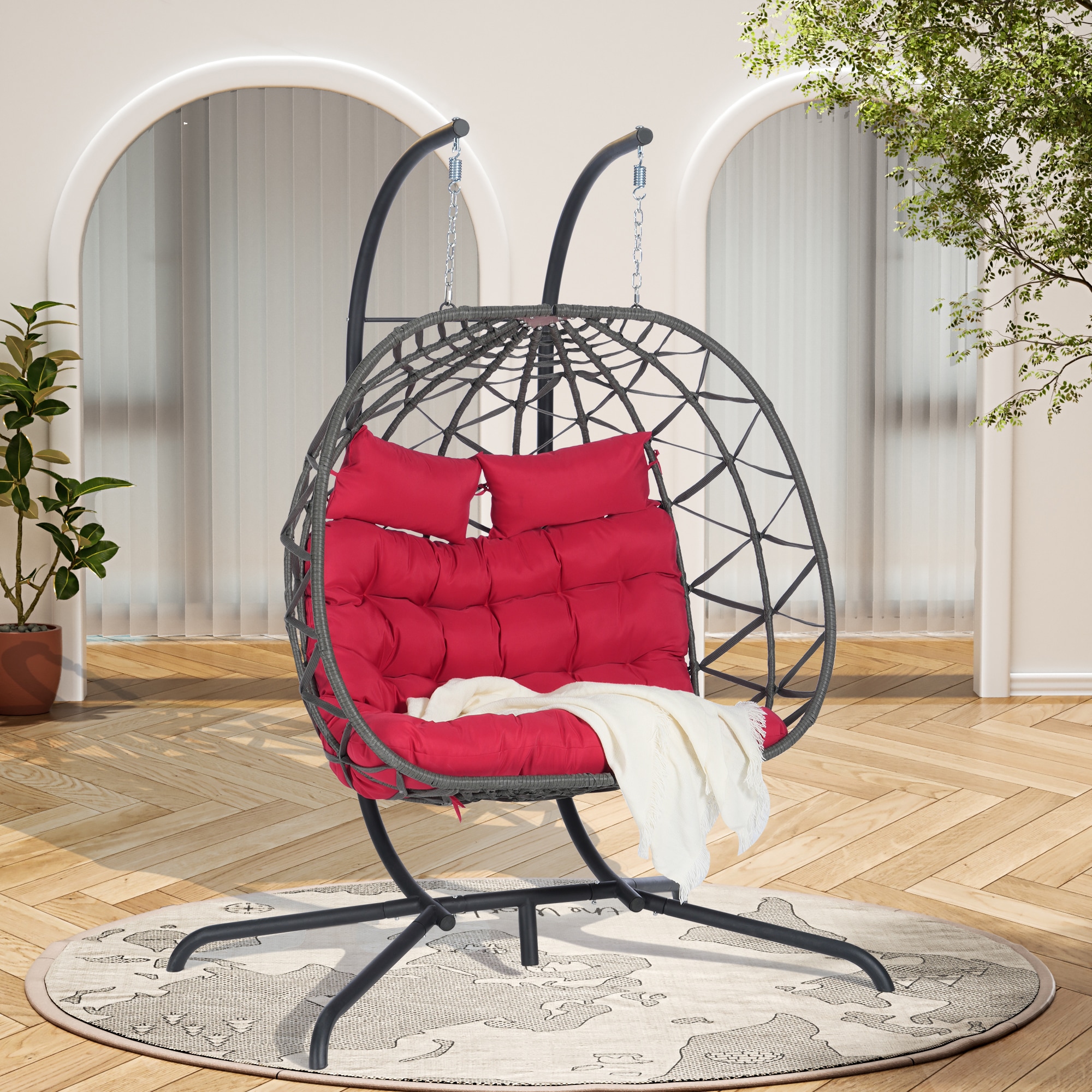 Forclover MONLDS12RE Patio-Chairs - View #9