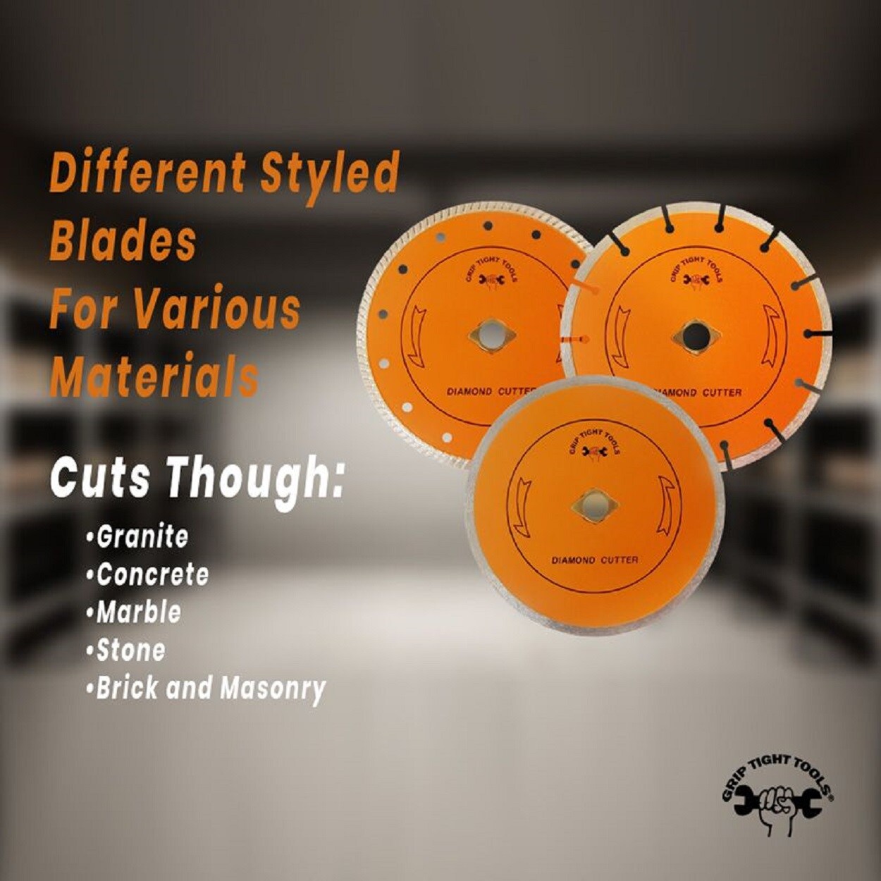 Grip Tight Tools B1514-3 Diamond-Saw-Blades - View #4