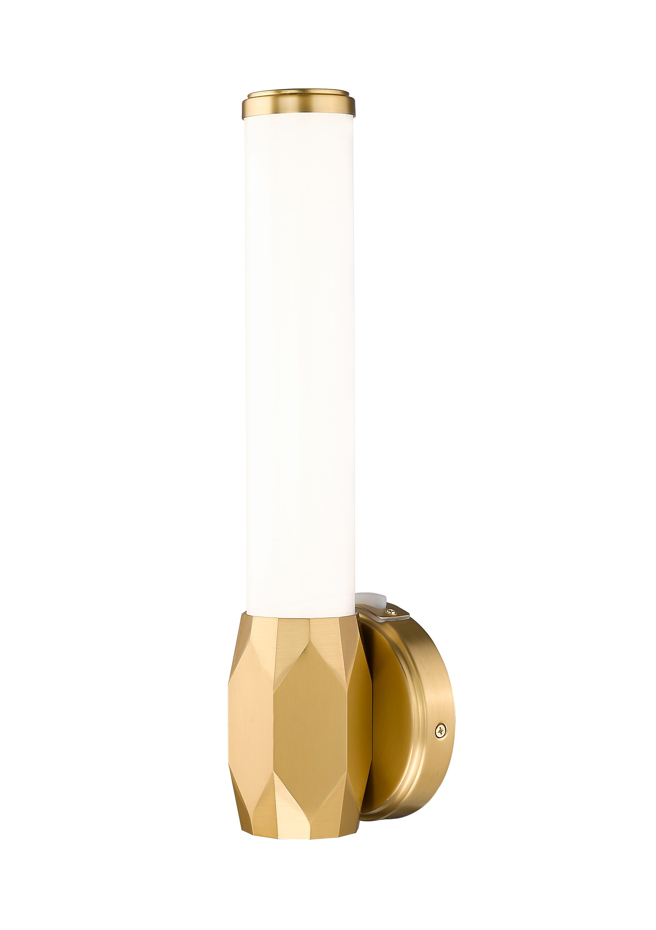 Z-Lite 1010-1S-MGLD-LED Cooper 4.75-in 1 -Light Brushed Gold Integrated LED Modern/contemporary Vanity light