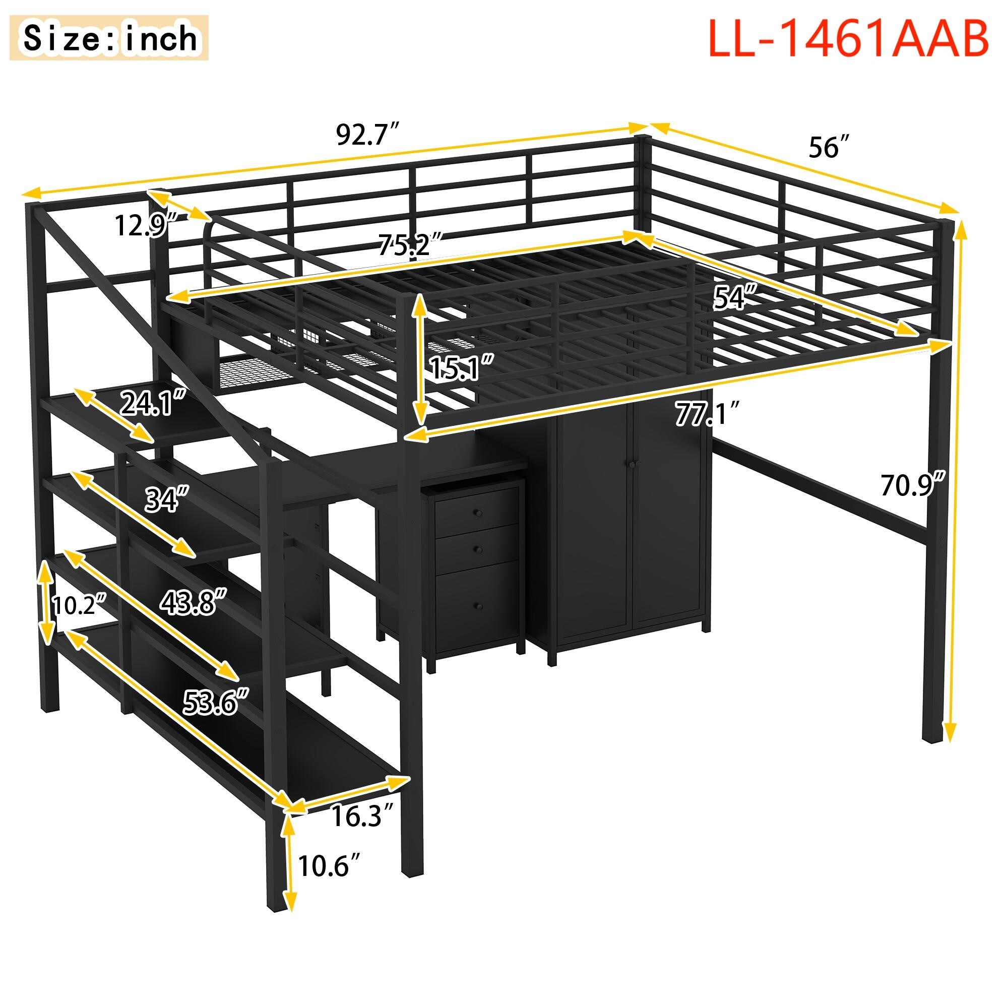 Yiekholo LL-1461AAB Bunk-Beds - View #8