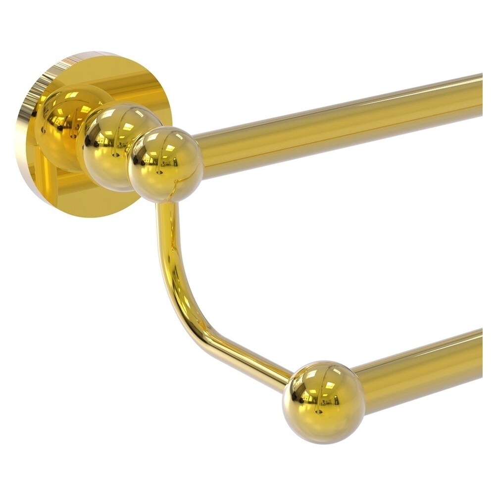 Allied Brass Washington Square Polished Brass 24-in Towel Bar