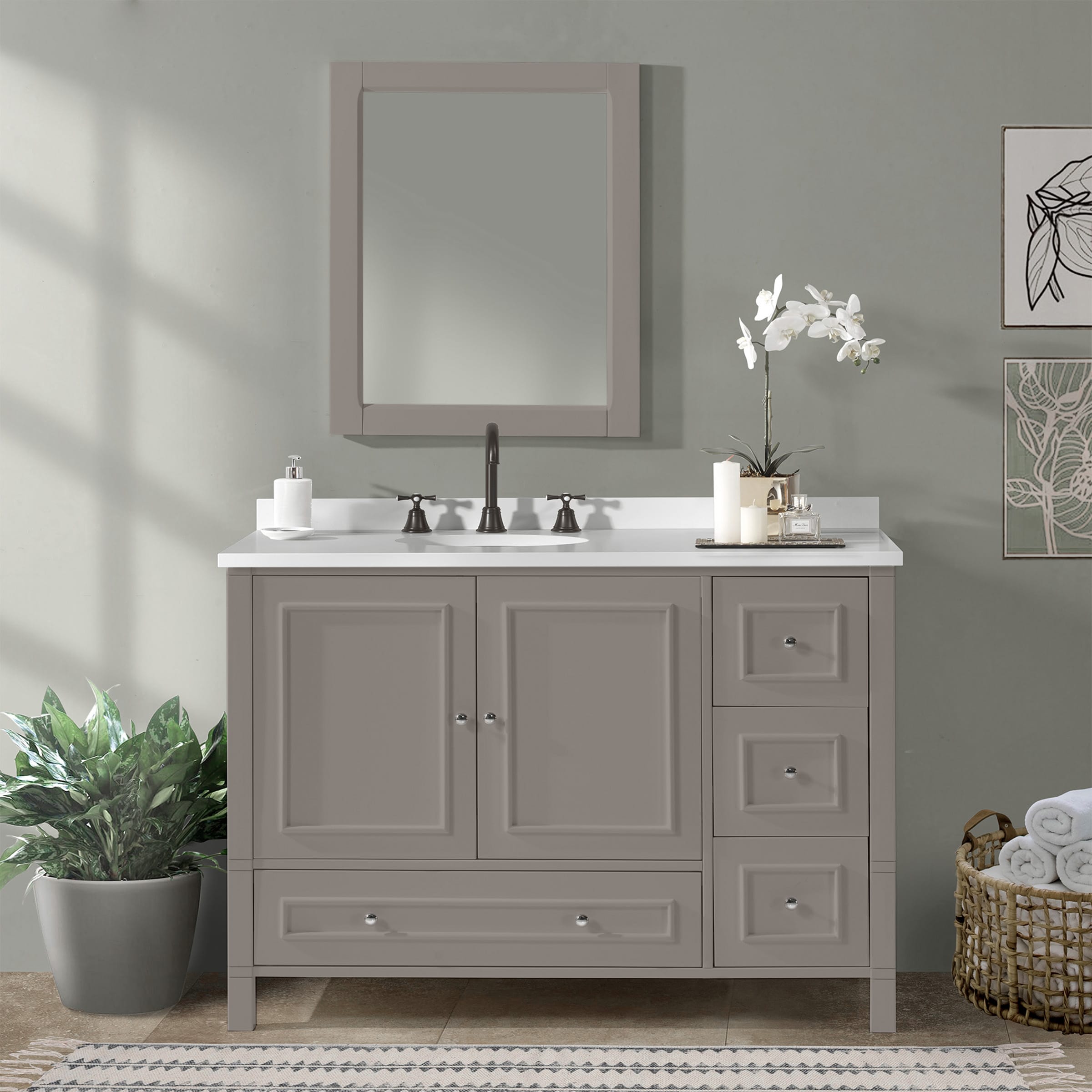 Alaterre Furniture AVAN4840BB vanities - View #3