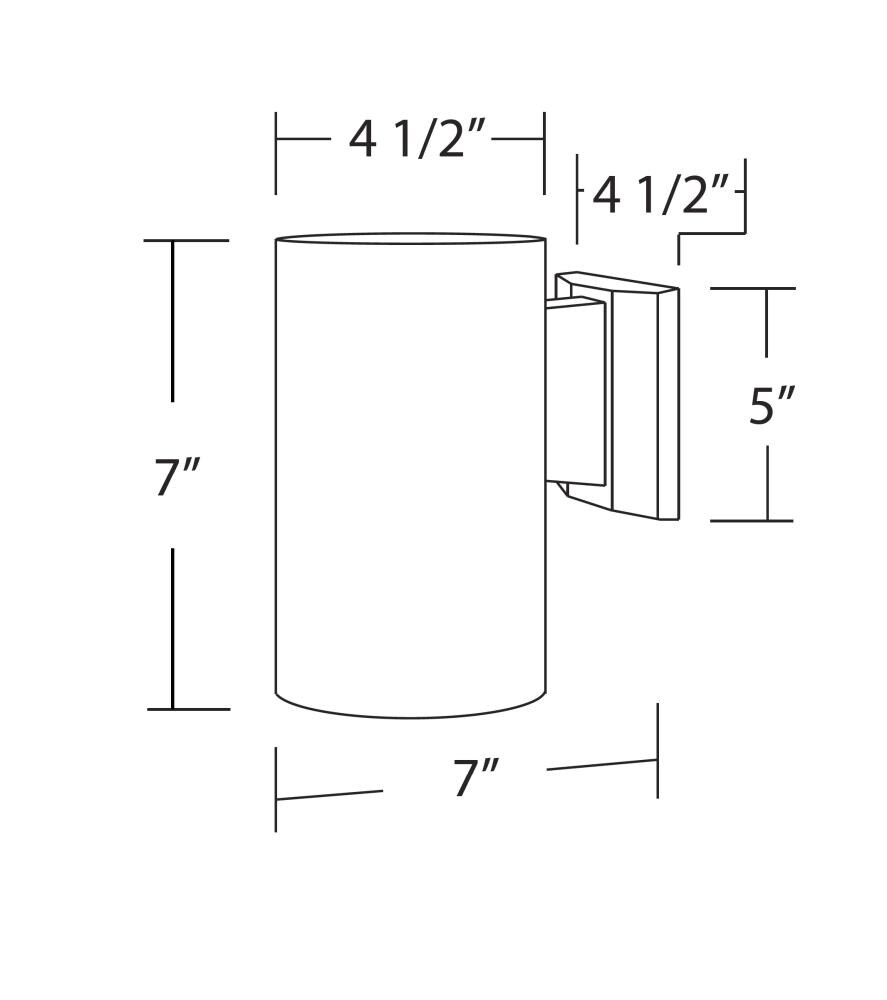 Nicor Lighting 50101BA Outdoor-Wall-Lighting - View #3