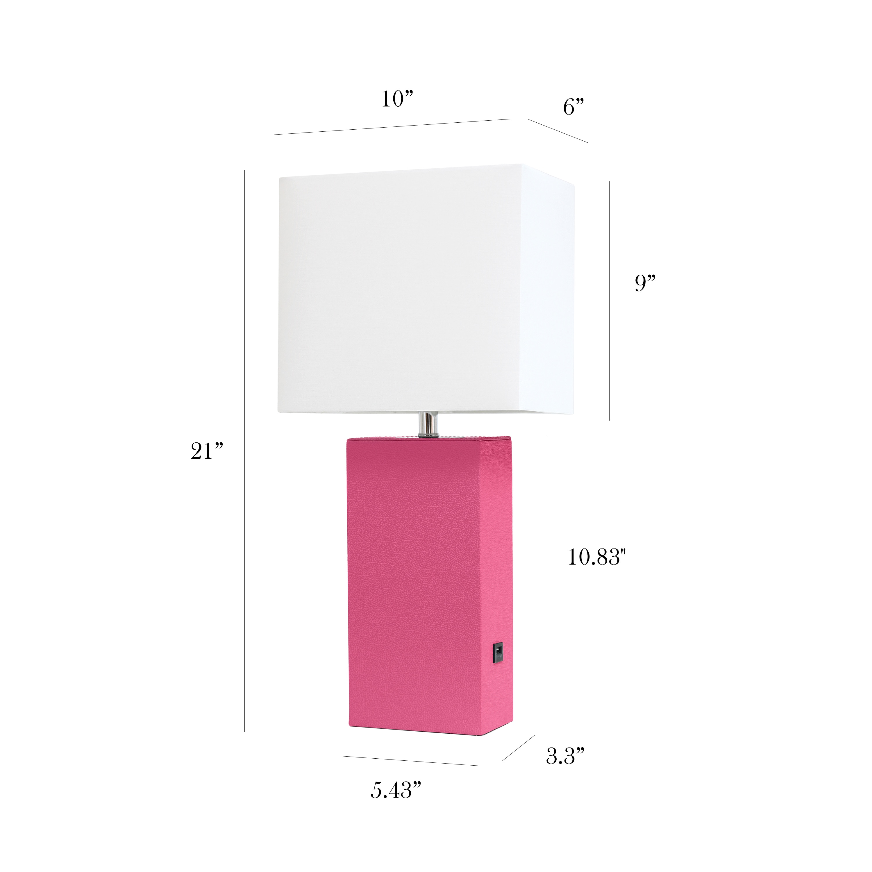 Elegant Designs LT1053-HPK Table-Lamps - View #3
