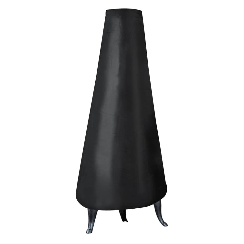 Aoibox  Patio Chiminea Fire Pit Heater Cover Waterproof Dustproof 600D Oxford PVC Fits 48 in Tall 12 in Top 24 in Bottom 1 Piece