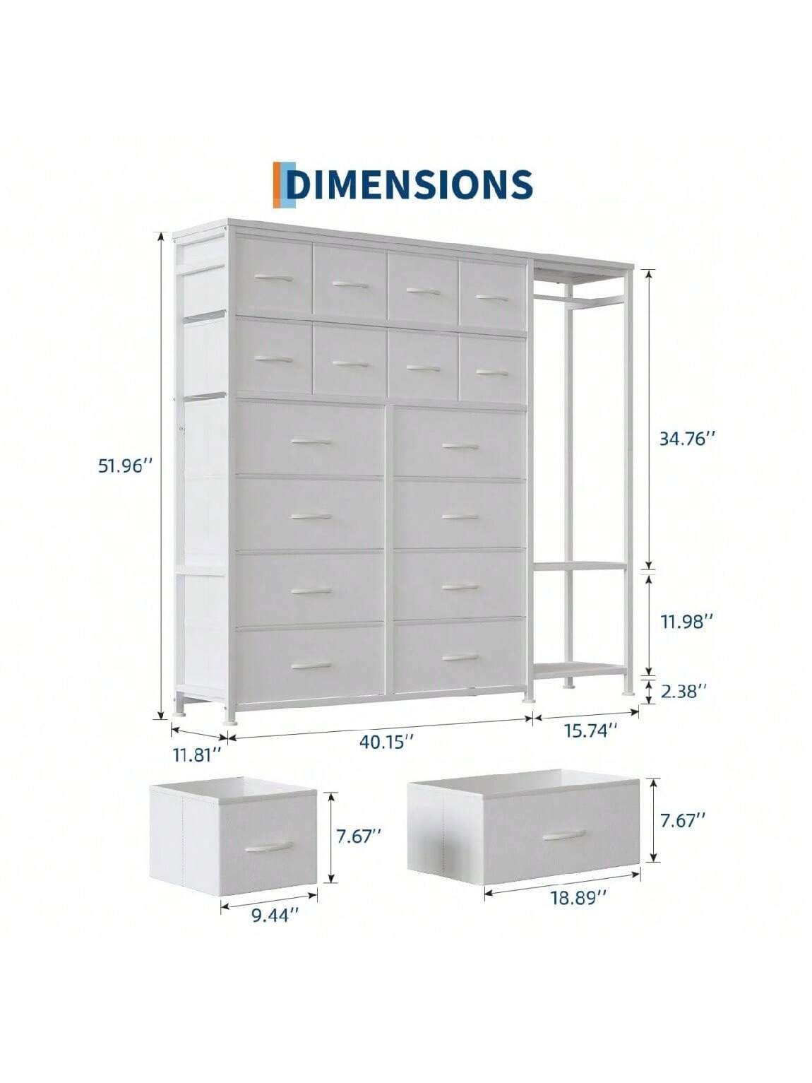 Qeetex BY-PHK-33N4FT8G Bathroom-Wall-Cabinets - View #5