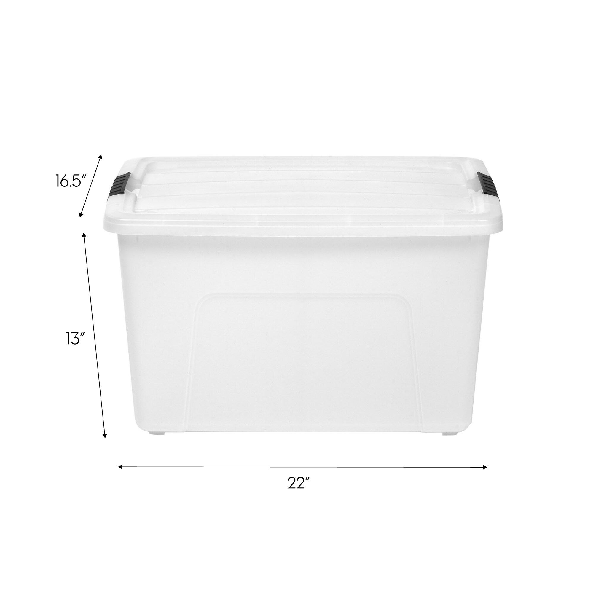 IRIS 500077 Plastic-Storage-Totes - View #5