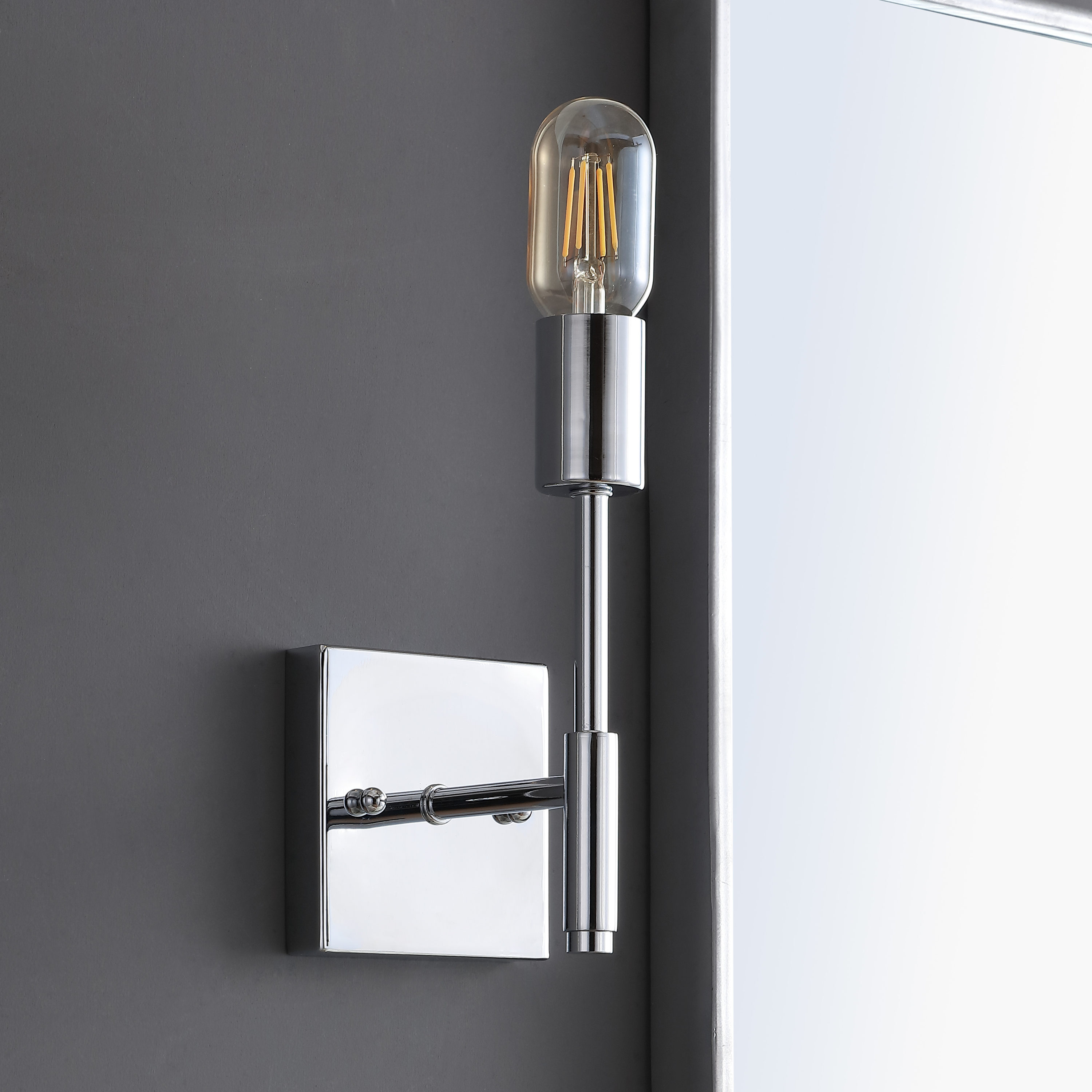 Turing 11.75'' Chrome Polished LED Wall Sconce for Versatile Placement