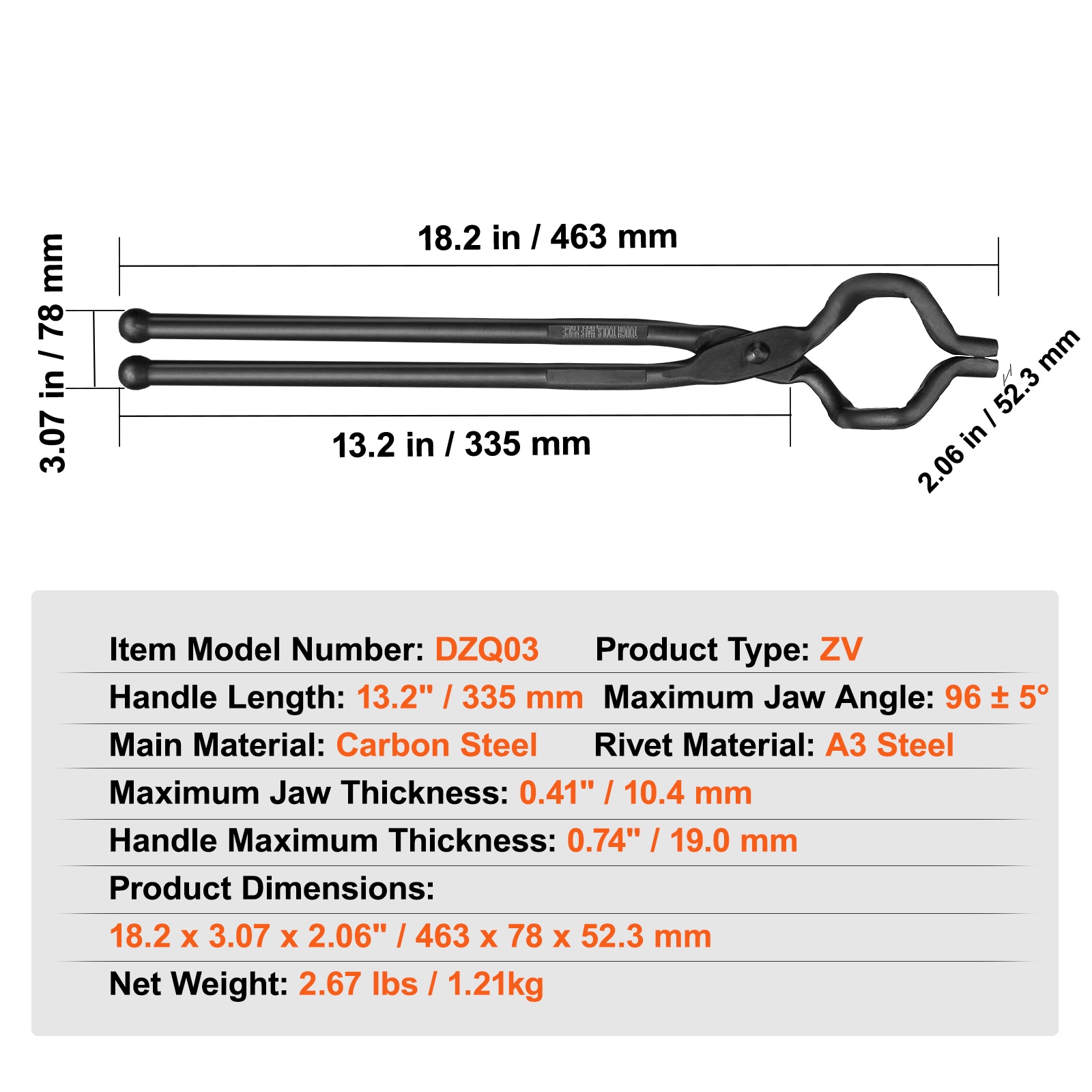 SVOPES SVOPESDZQDPQZ03017V0 Brick-Tongs - View #7