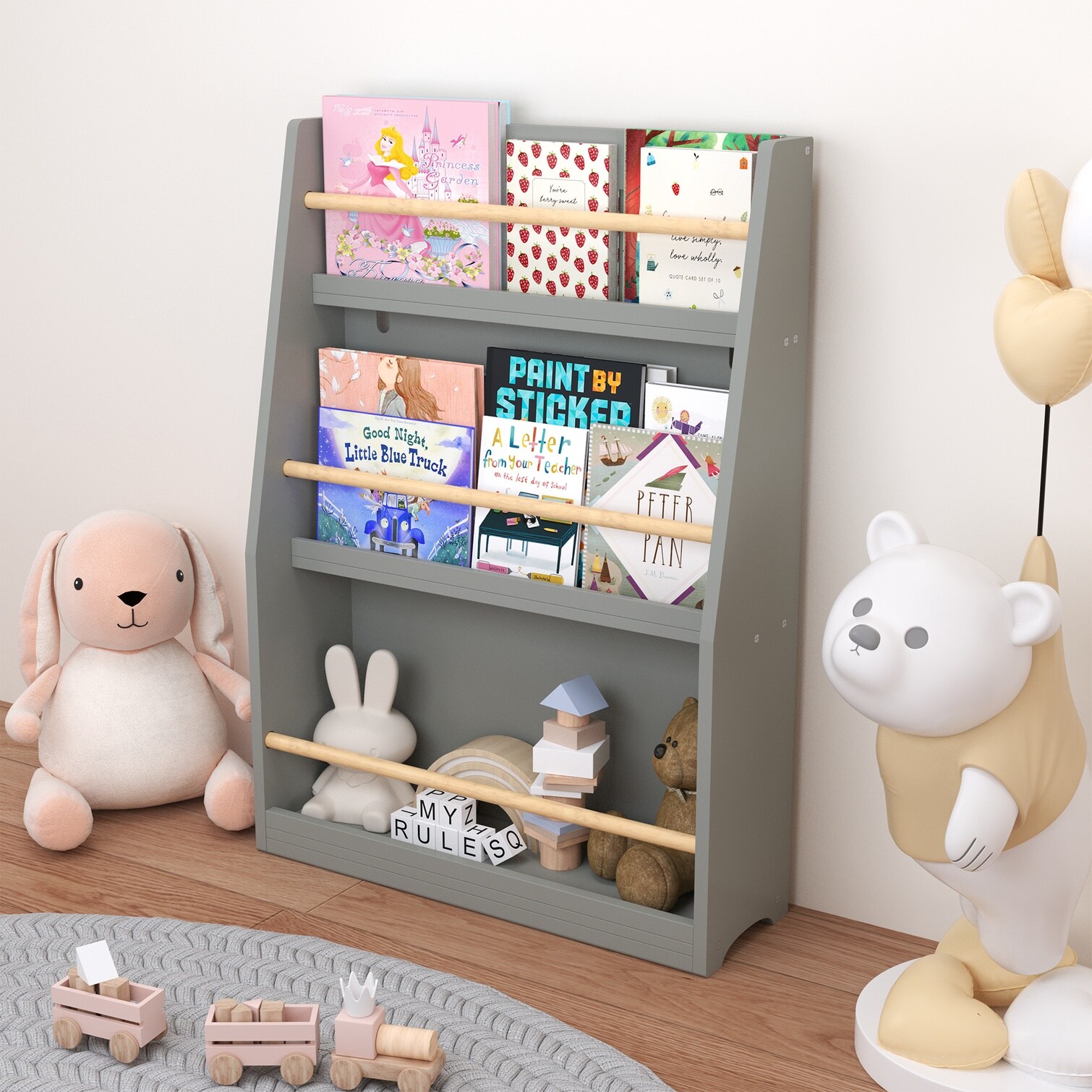 Watnature RLXH3BCU78MX Kids-Bookcases - View #5