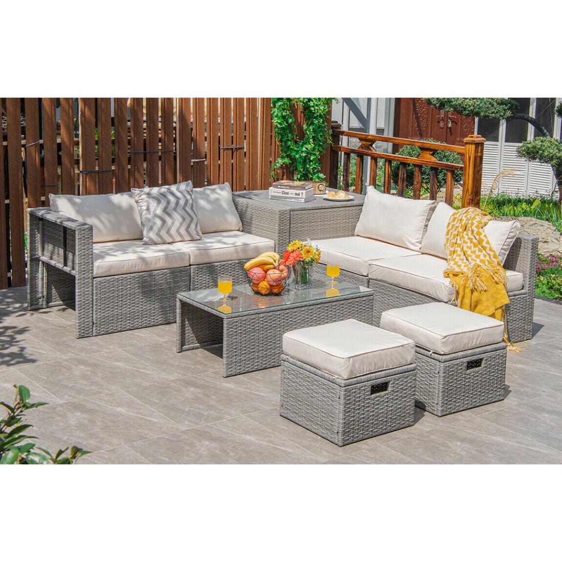 Slickblue D-CO-+HW40686WH Patio-Conversation-Sets - View #2