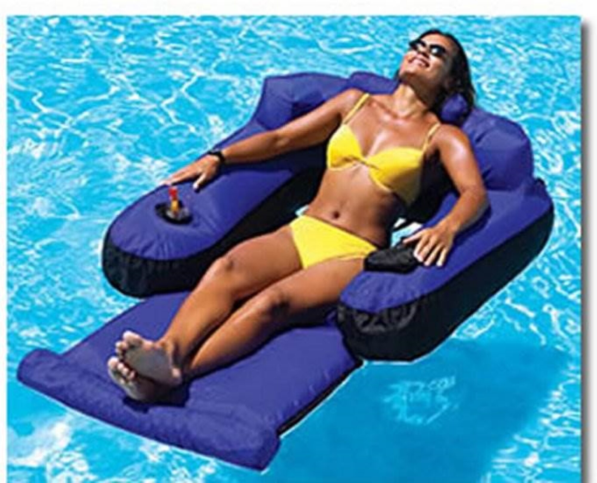 inflatable lounger pool