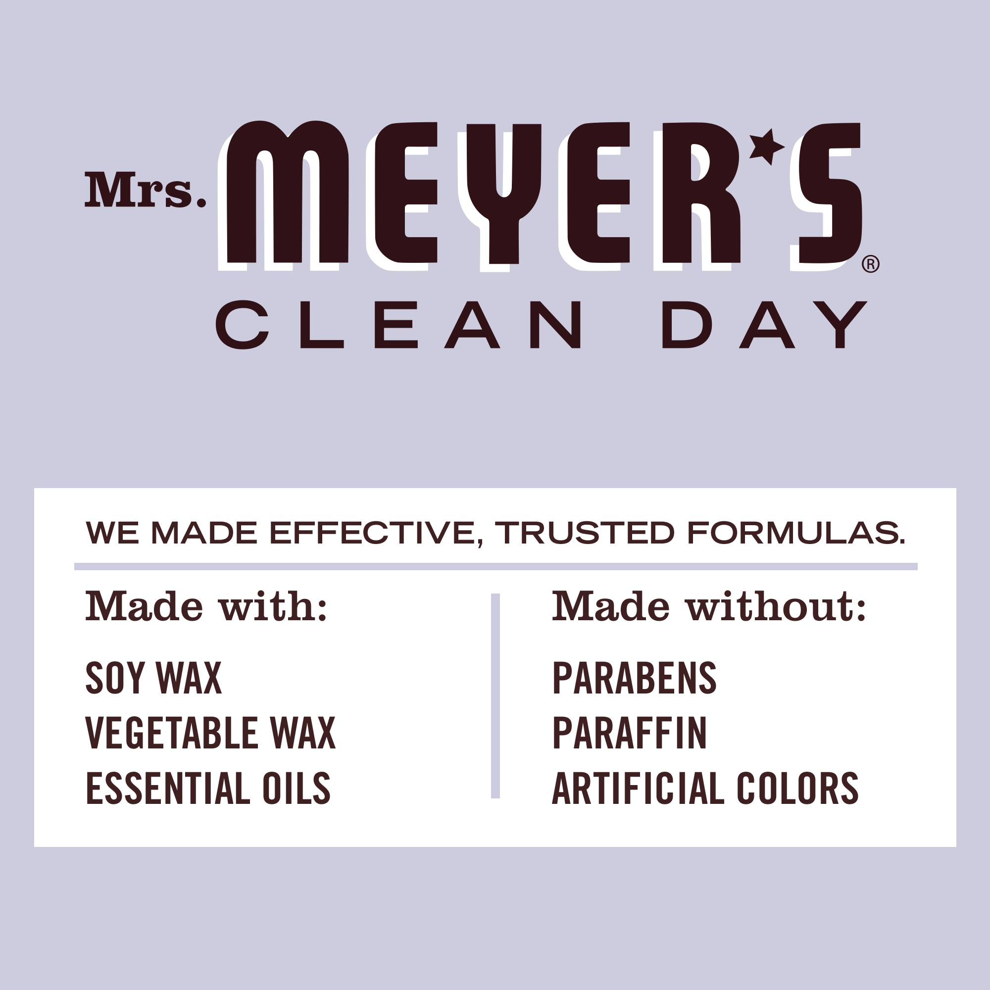 MRS MEYERS CLEAN DAY 651386 candles - View #4