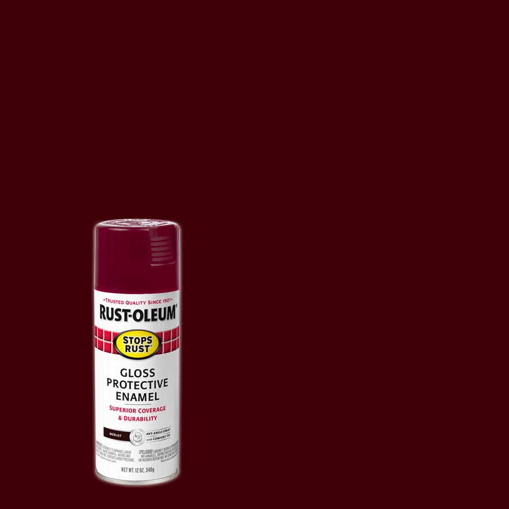 Rust-Oleum Stops Rust 6-Pack Gloss Poppy Pink Spray Paint (NET WT. 12-oz)  in the Spray Paint department at