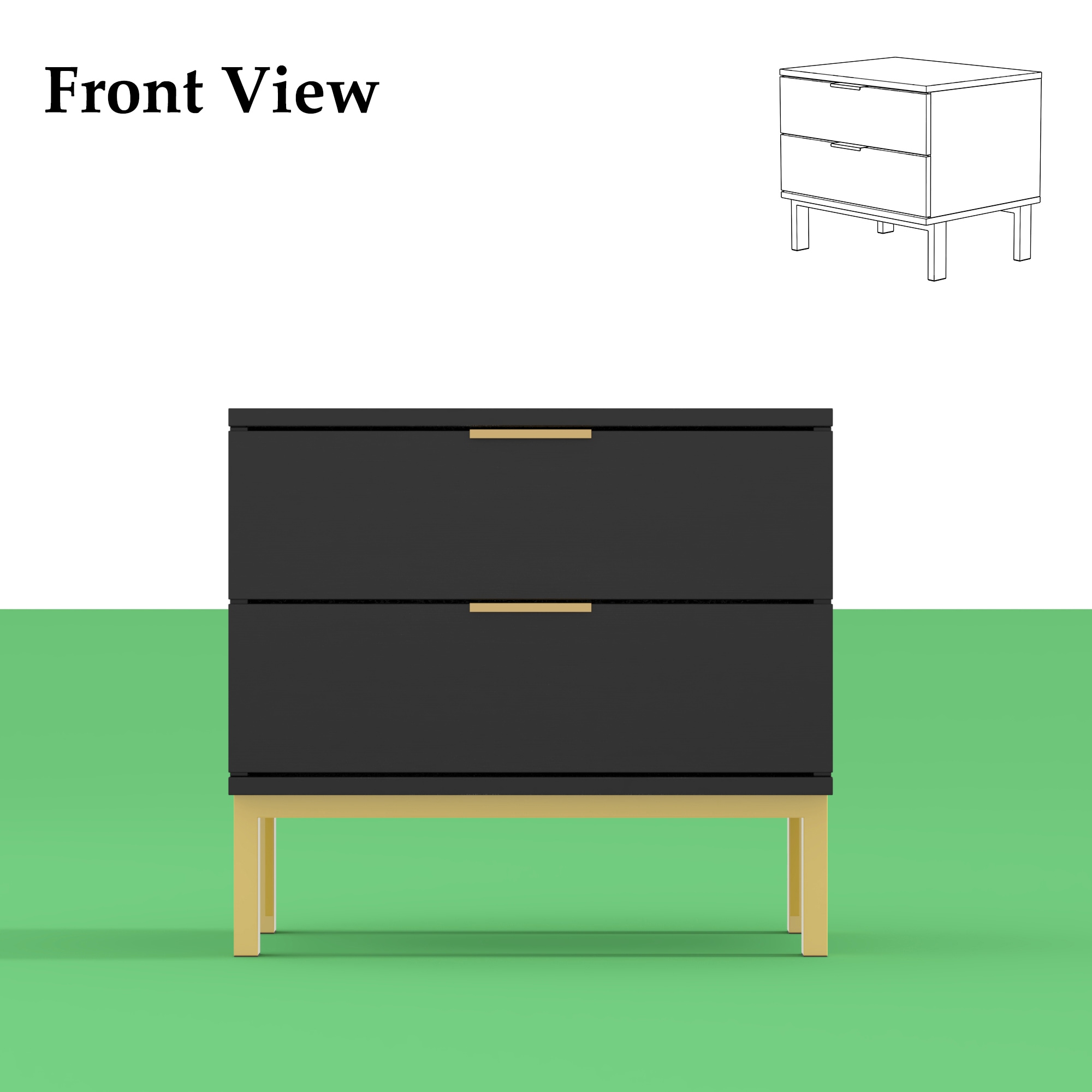 FUFU&GAGA LJY-KF200155-01 nightstands - View #5