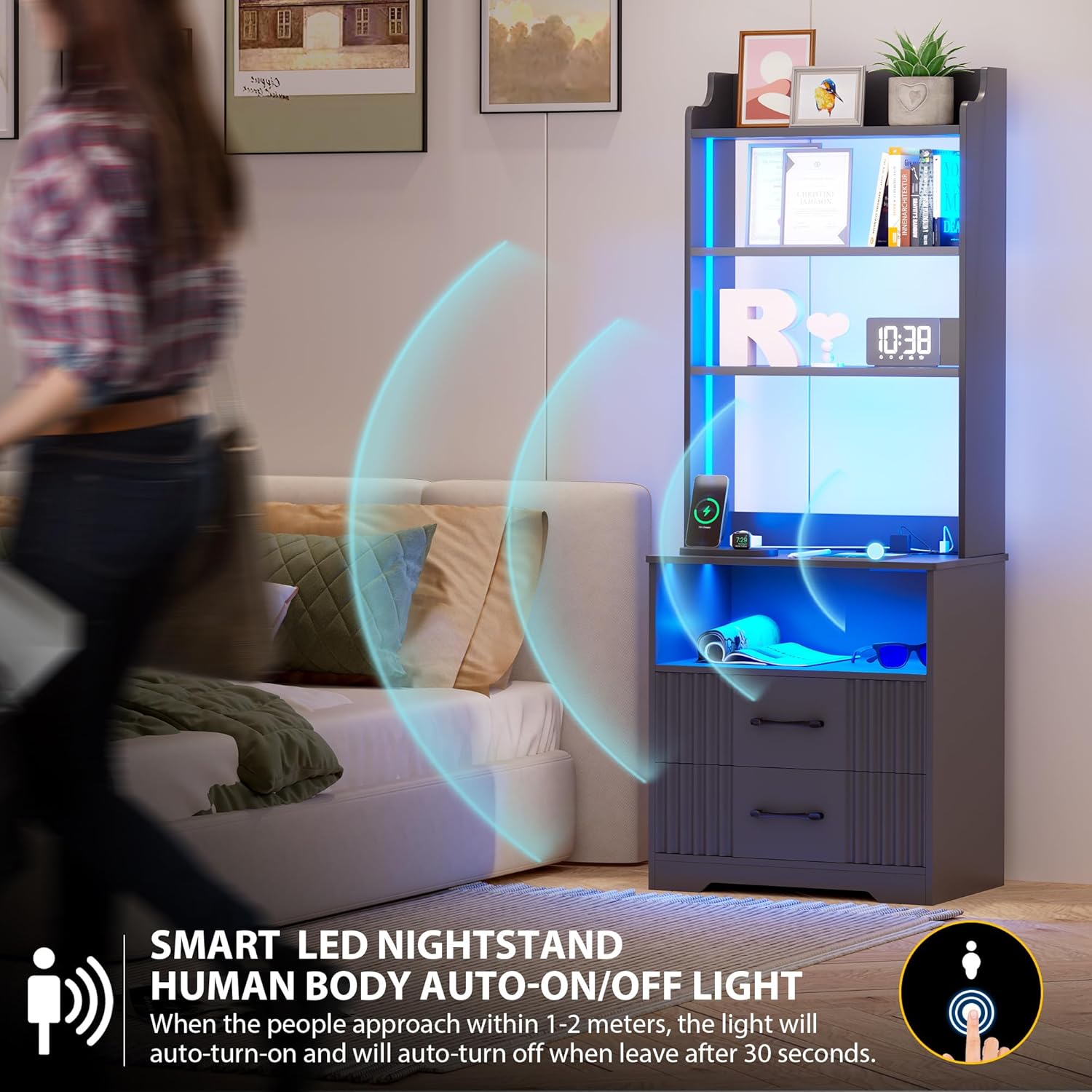 Vlsrka B0CGRKBPY5 nightstands - View #5