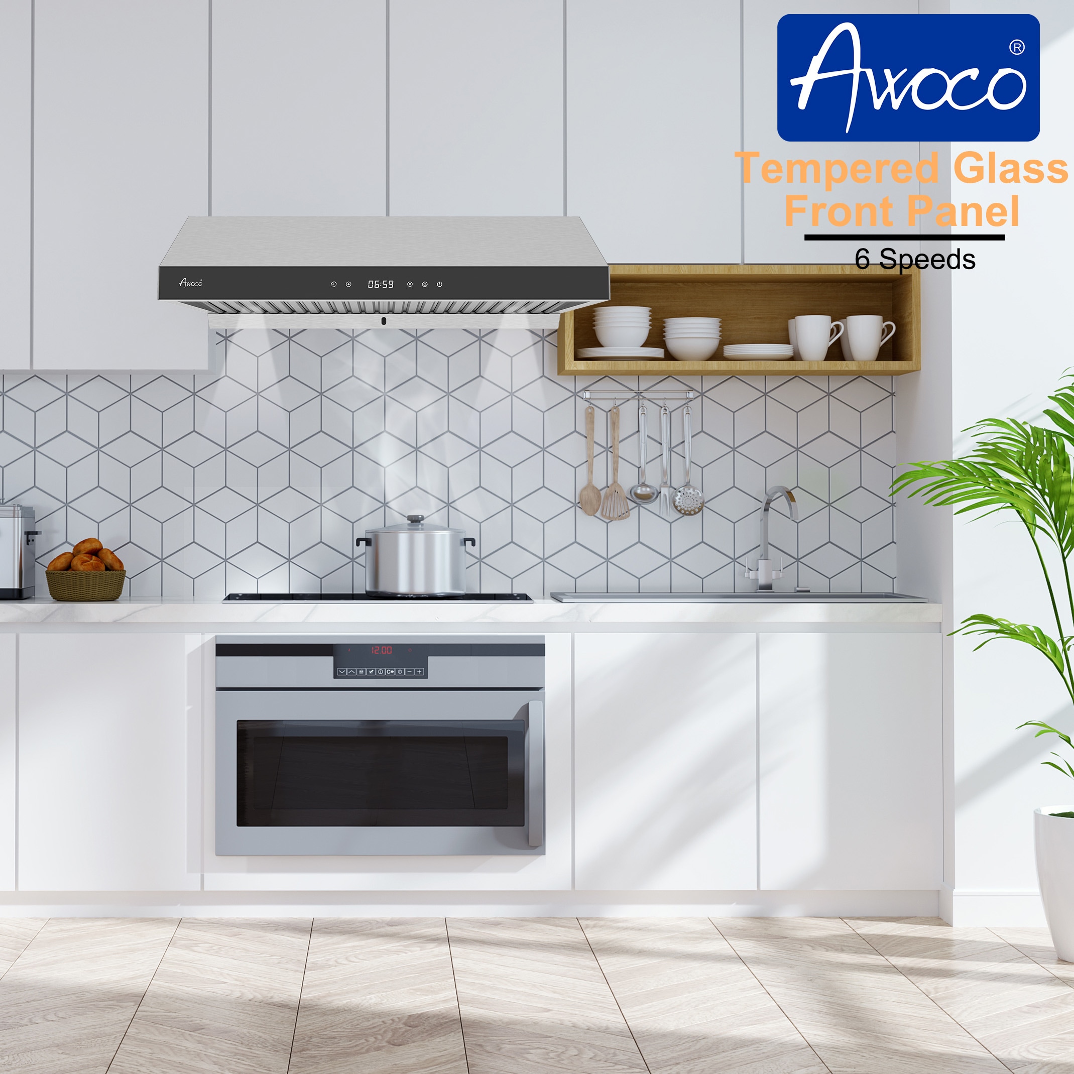 Awoco RH-R06-G30 Undercabinet-Range-Hoods - View #6
