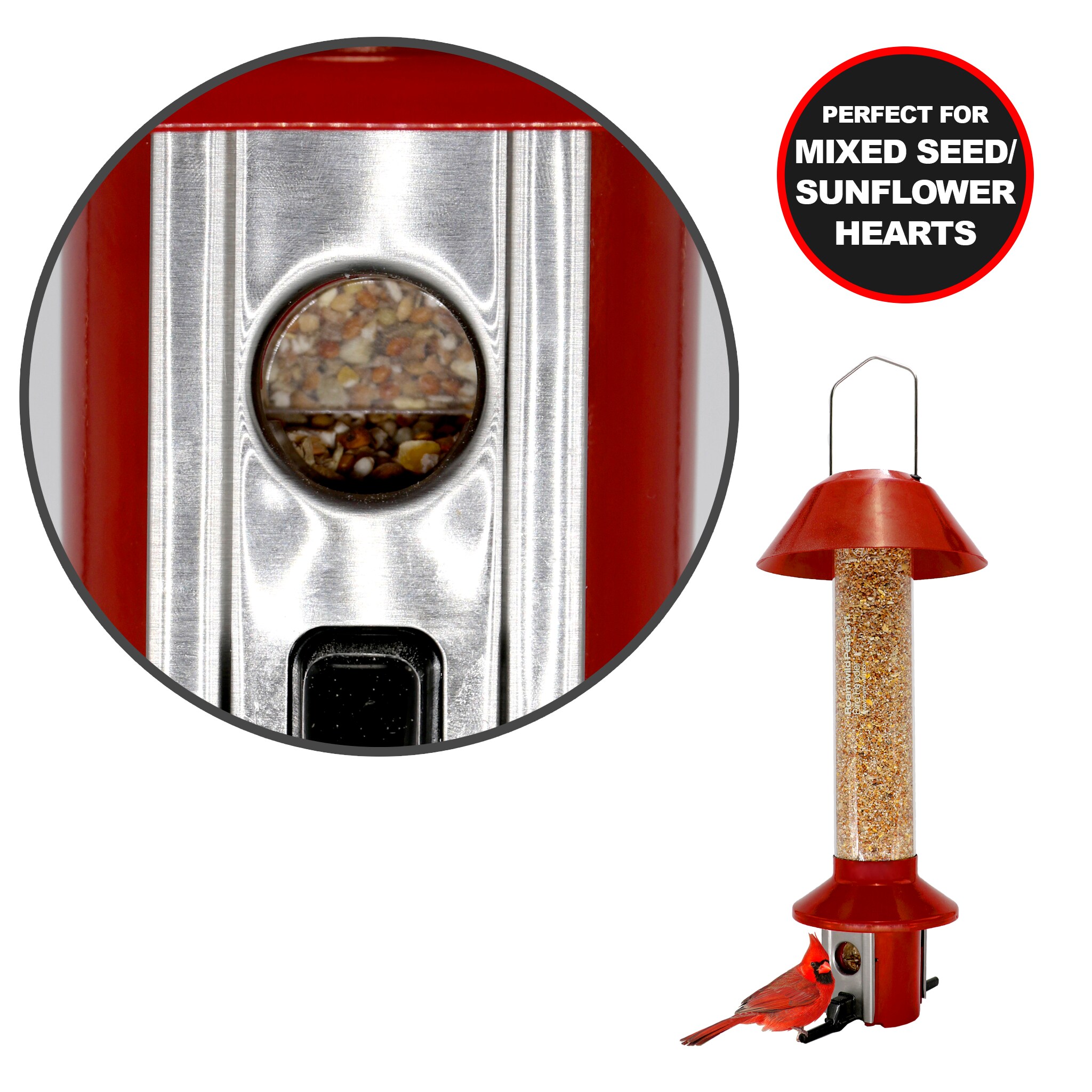 Roamwild PMS001-RED Bird-Feeders - View #5