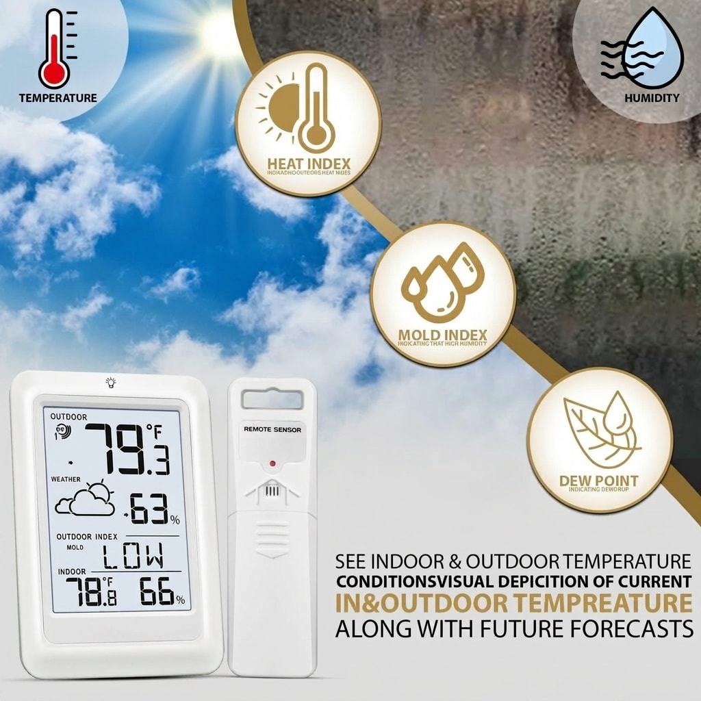 ITOPFOX L05IT10049 Thermometer-Clock - View #4
