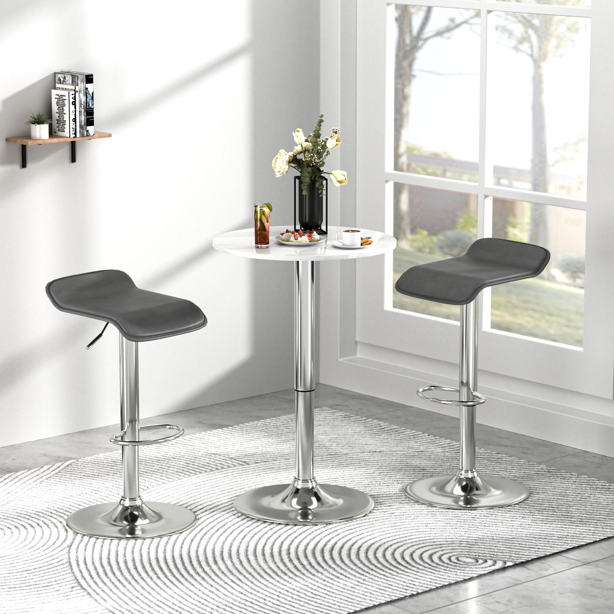 Vecelo LOE-C10-DGRY stools - View #7