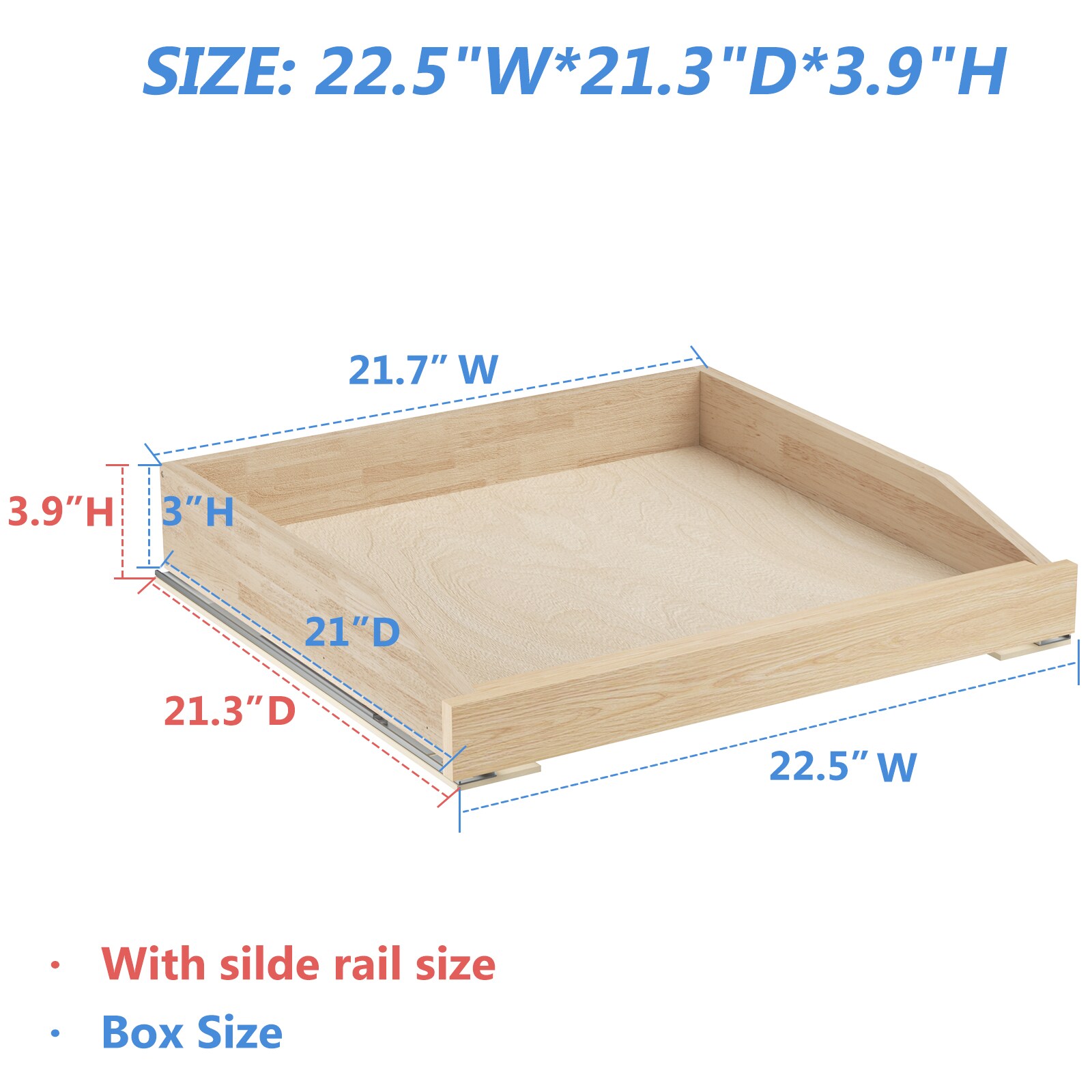 LOVMOR LS-AIW23-YCM Pull-Out-Cabinet-Baskets - View #2