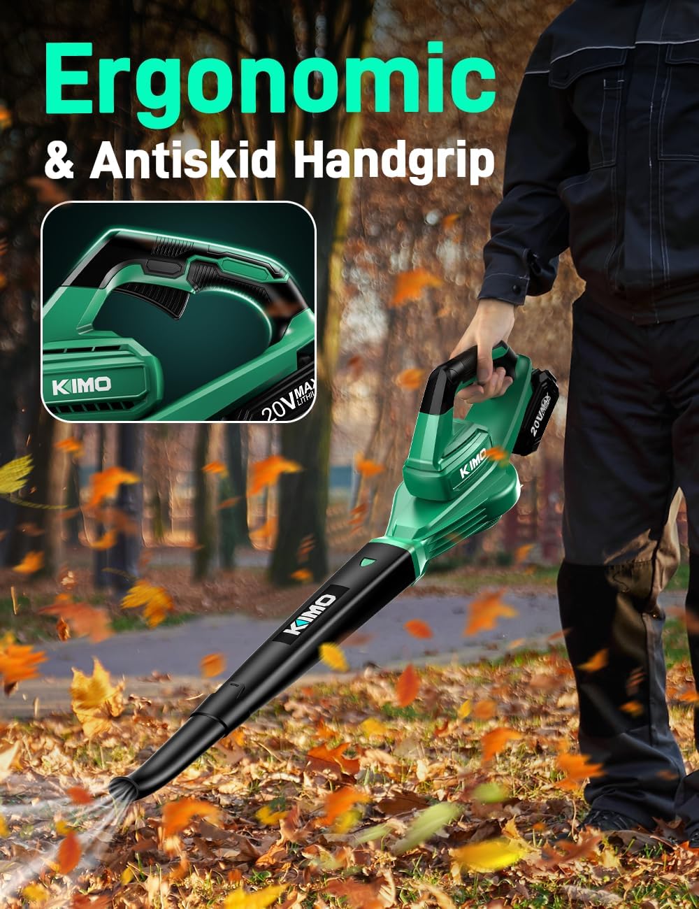KIMO KIMO-6202-2AX2 Cordless-Electric-Blowers - View #8