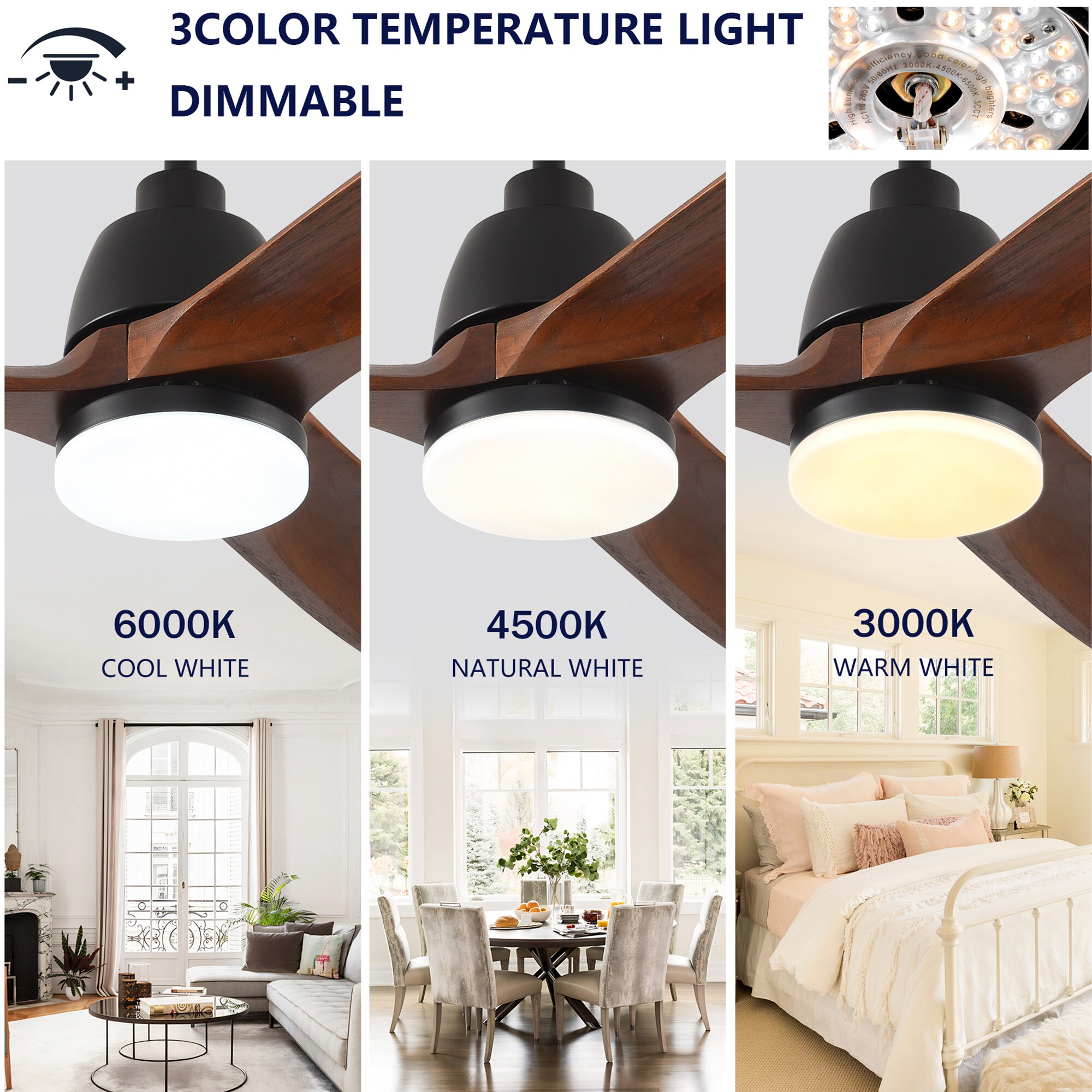 SINOFURN SYF110024BK Ceiling-Fans - View #3