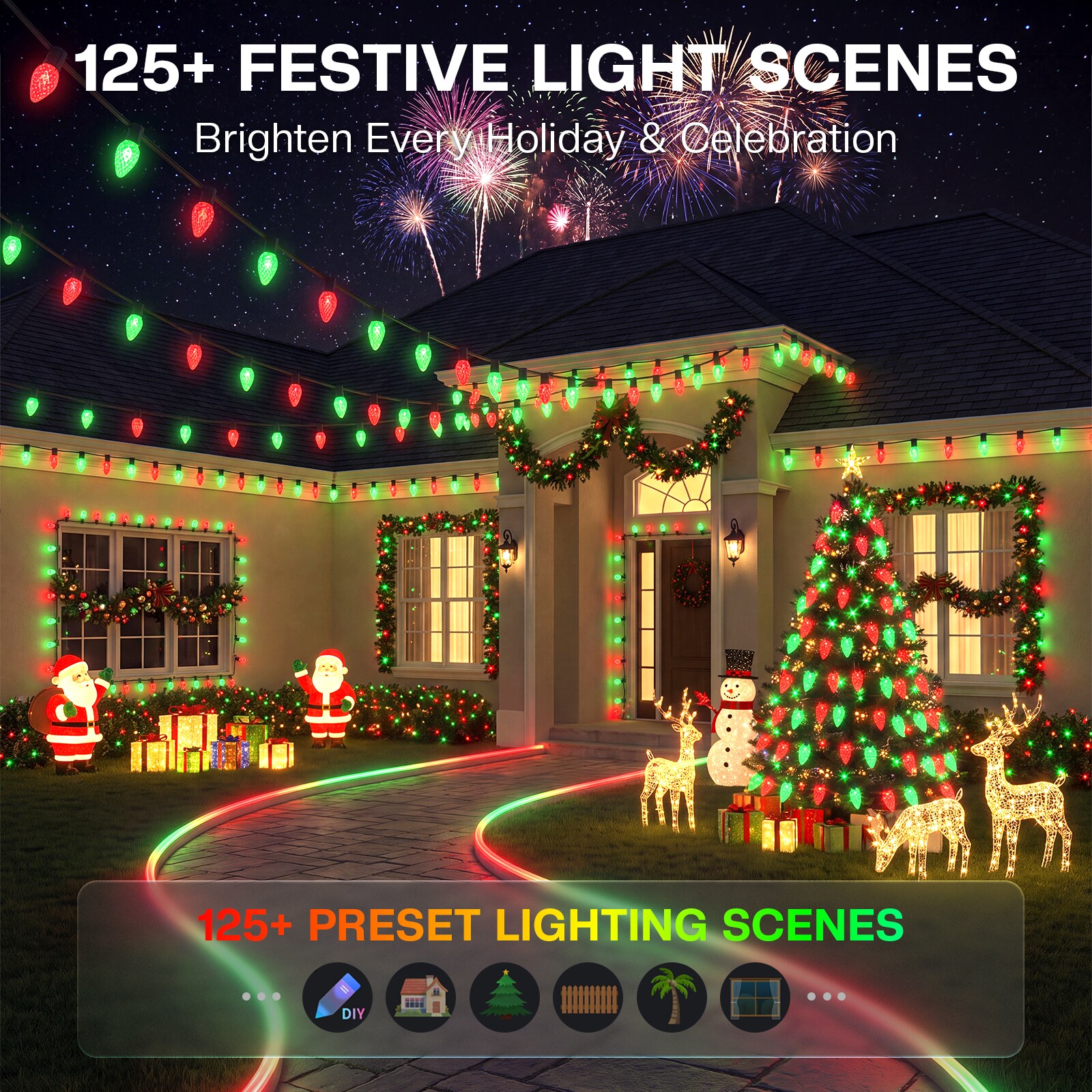Avatar Controls ABSL14X121FT Christmas-String-Lights - View #4