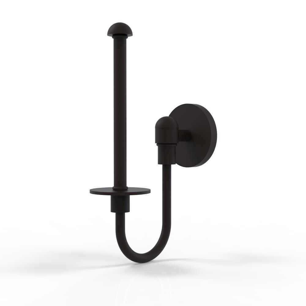 Allied Brass TA-24U-ORB Tango Oil-rubbed bronze Wall mount Single post Toilet Paper Holder 1 -Rolls with Storage