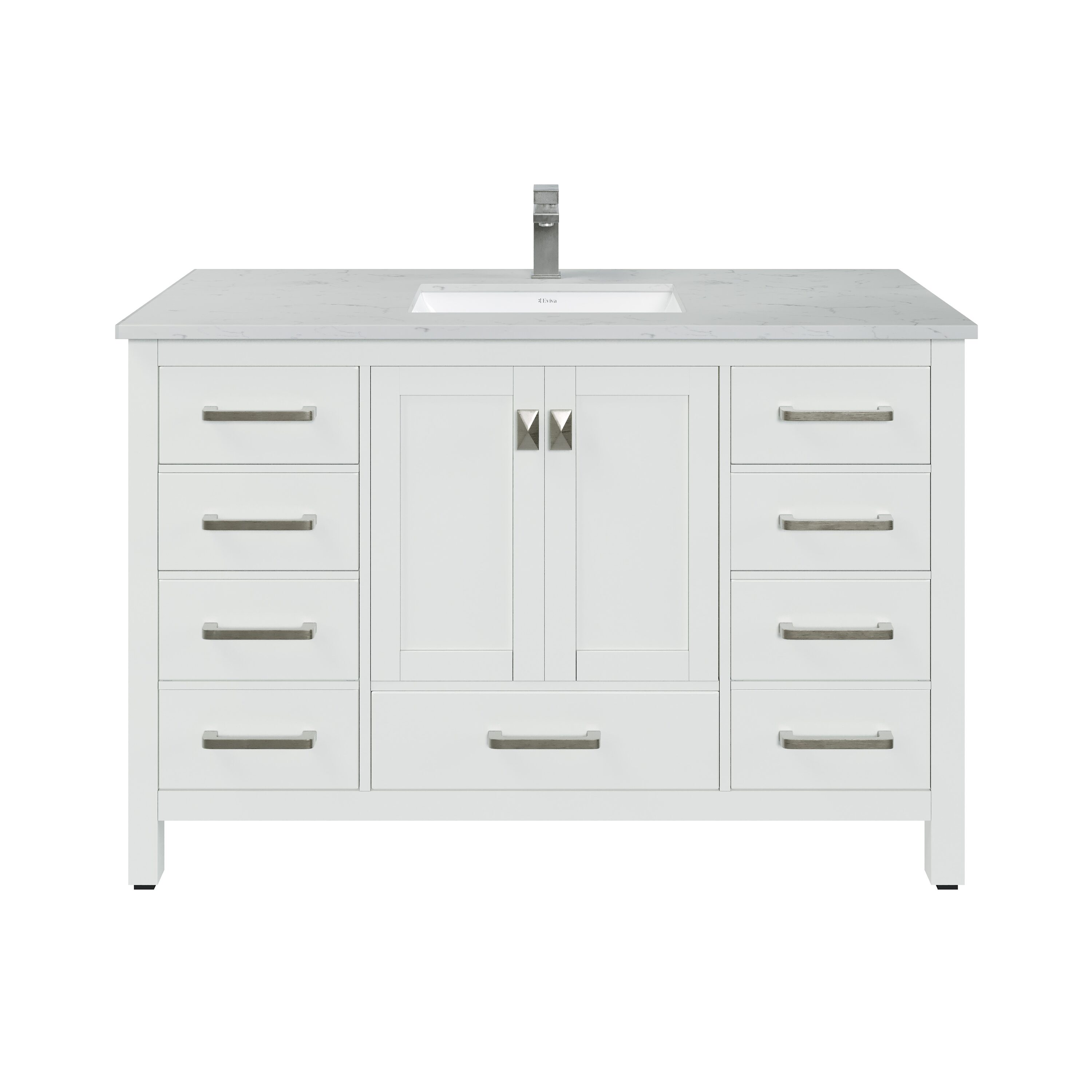 Eviva TVN414-48X18WH Bath-Vanity-Combo - View #8