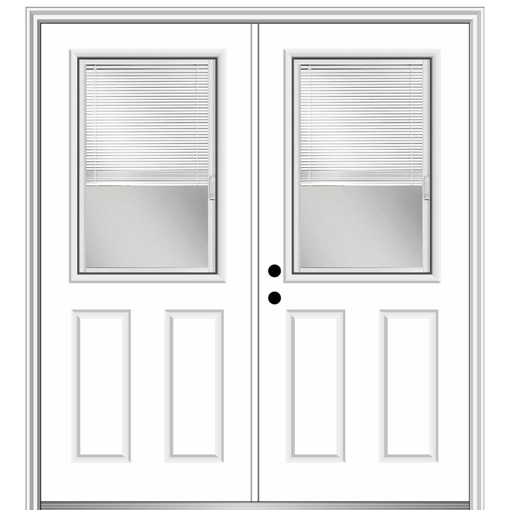 MMI DOOR TRUfit Patio 72-in x 80-in Dual-pane Grilles Between The