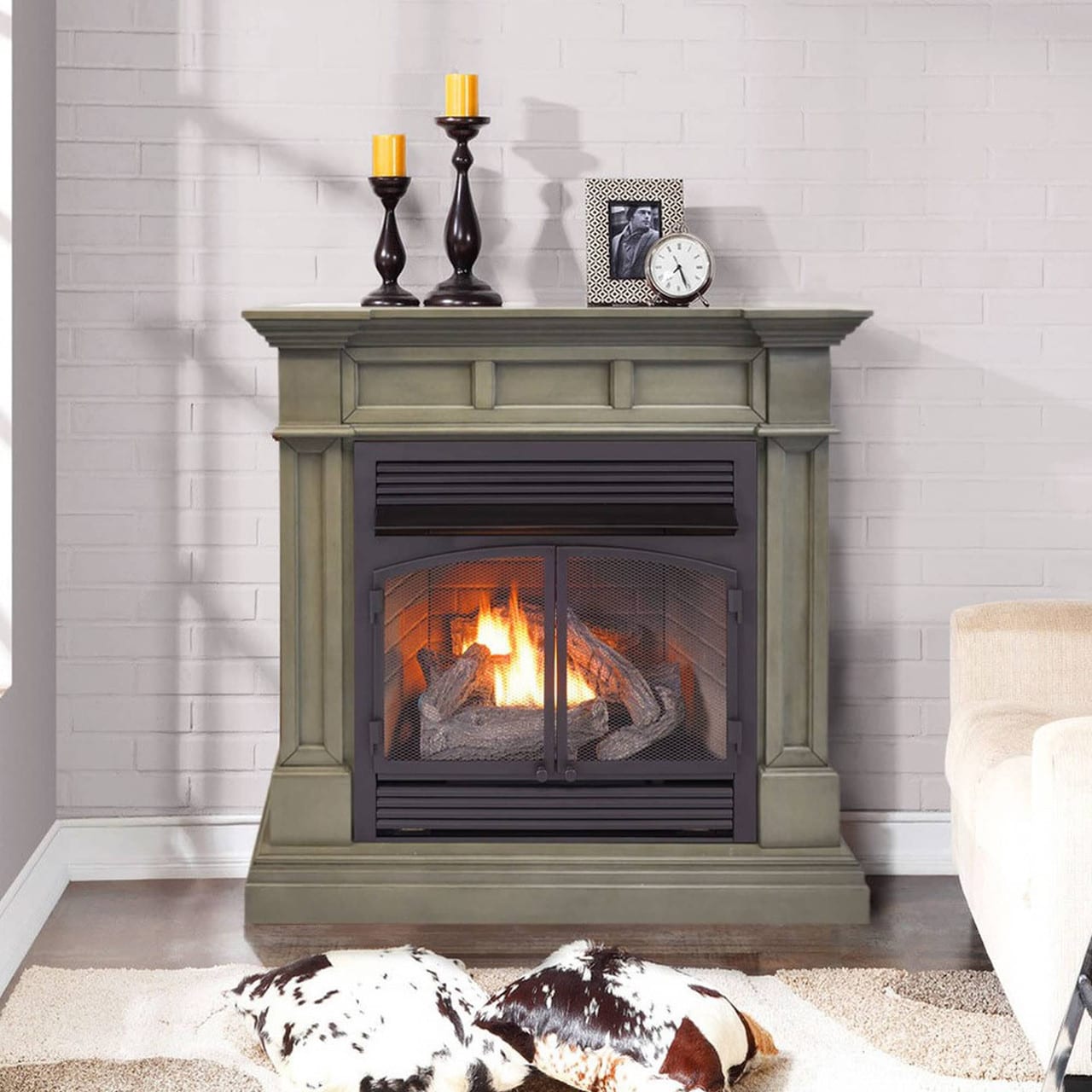 ProCom FBNSD400RT-2GR Gas-Fireplaces - View #3