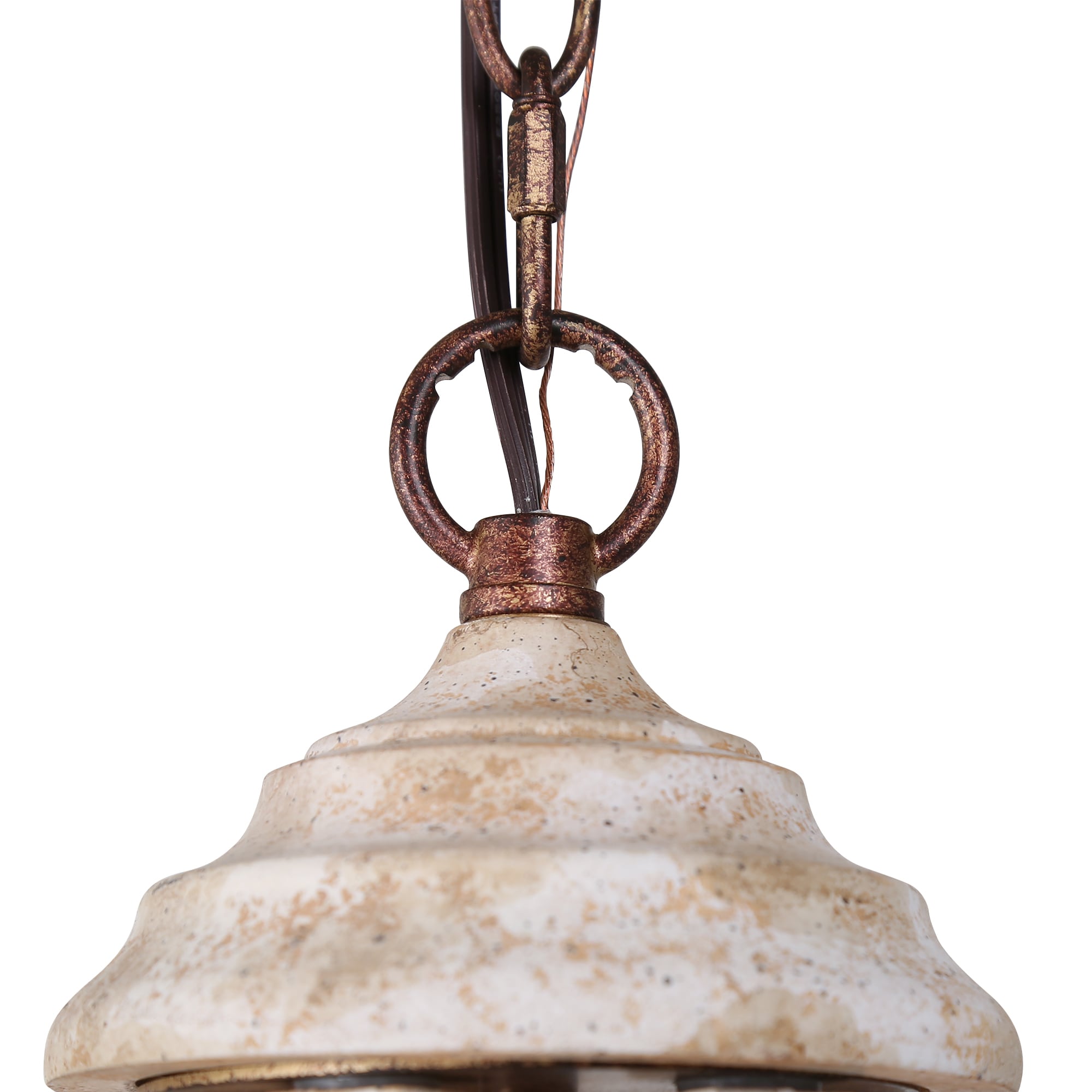 Antique farmhouse distressed online metal pendant light