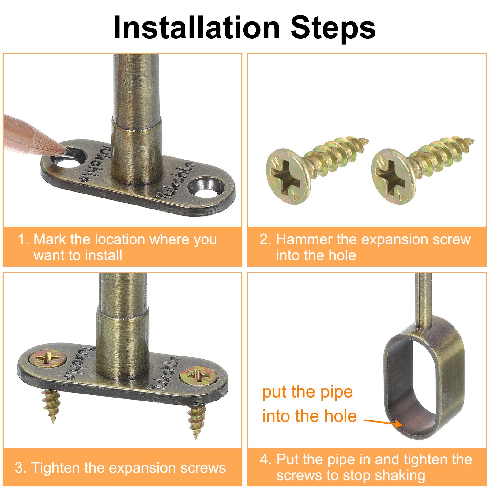 Unique Bargains S25112601UX1336 Wire-Closet-Hardware - View #5