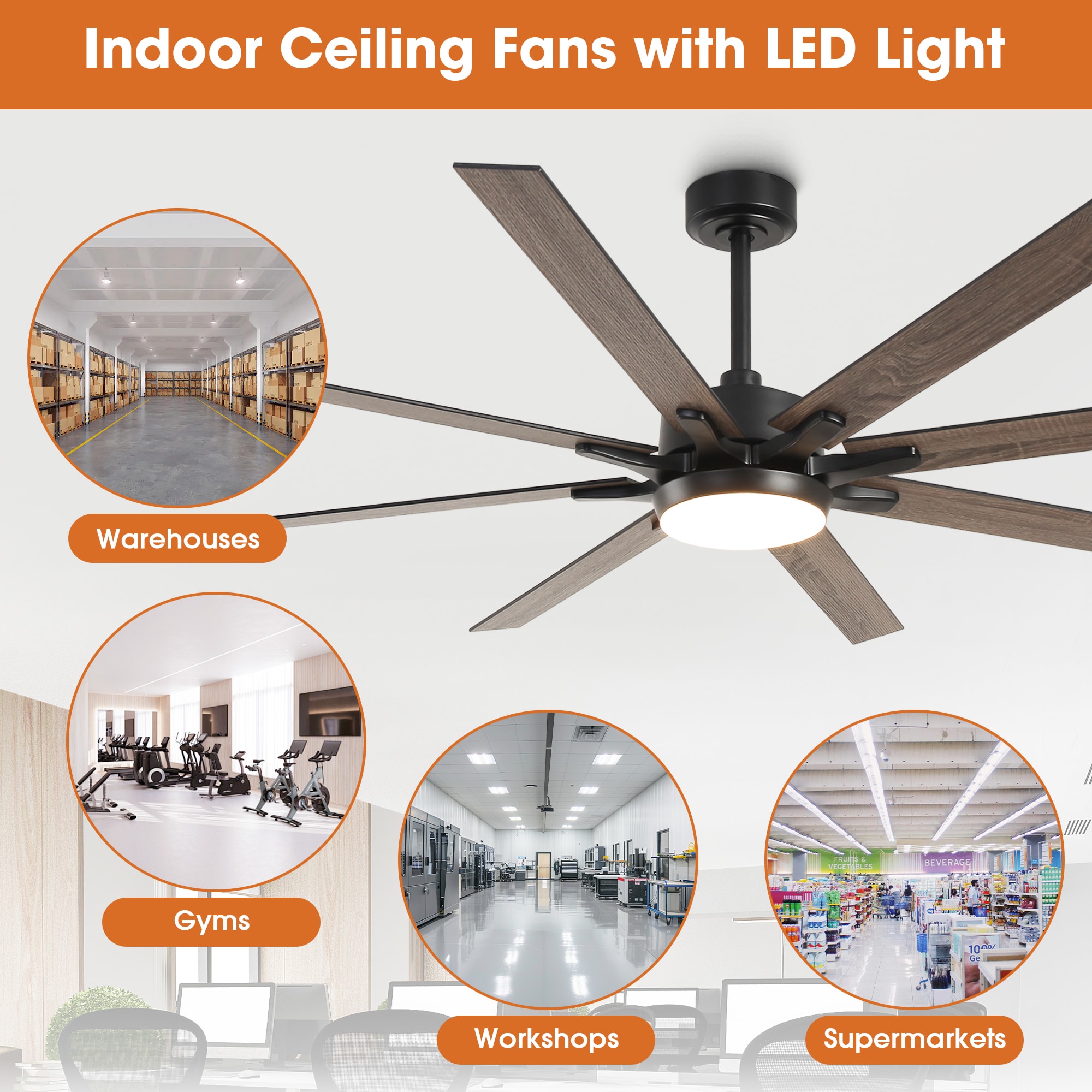 Parrot Uncle F8261BK110V Ceiling-Fans - View #9